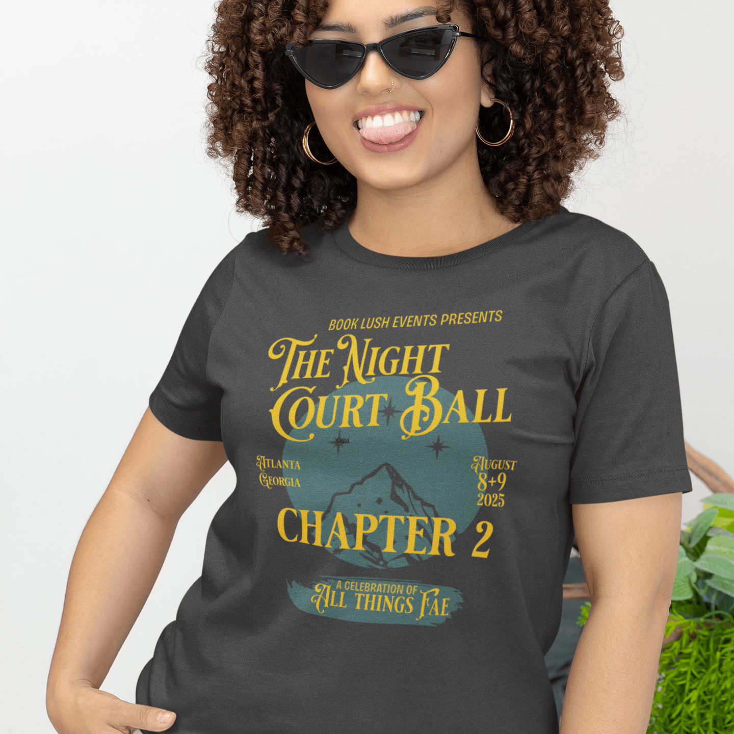 Night Court Ball: Chapter 2 Tee – Fantasy Music Festival Poster Style - Offbeat Opulence