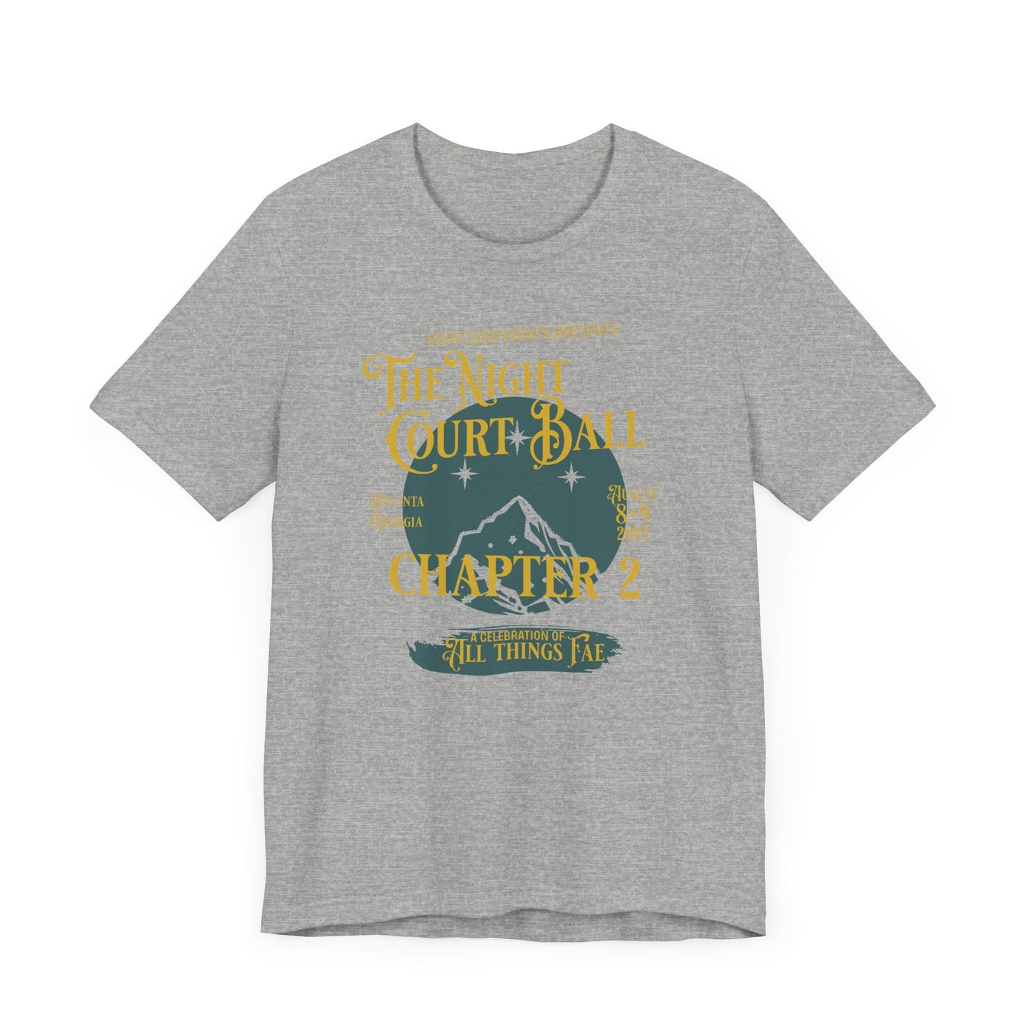 Night Court Ball: Chapter 2 Tee – Fantasy Music Festival Poster Style - Offbeat Opulence