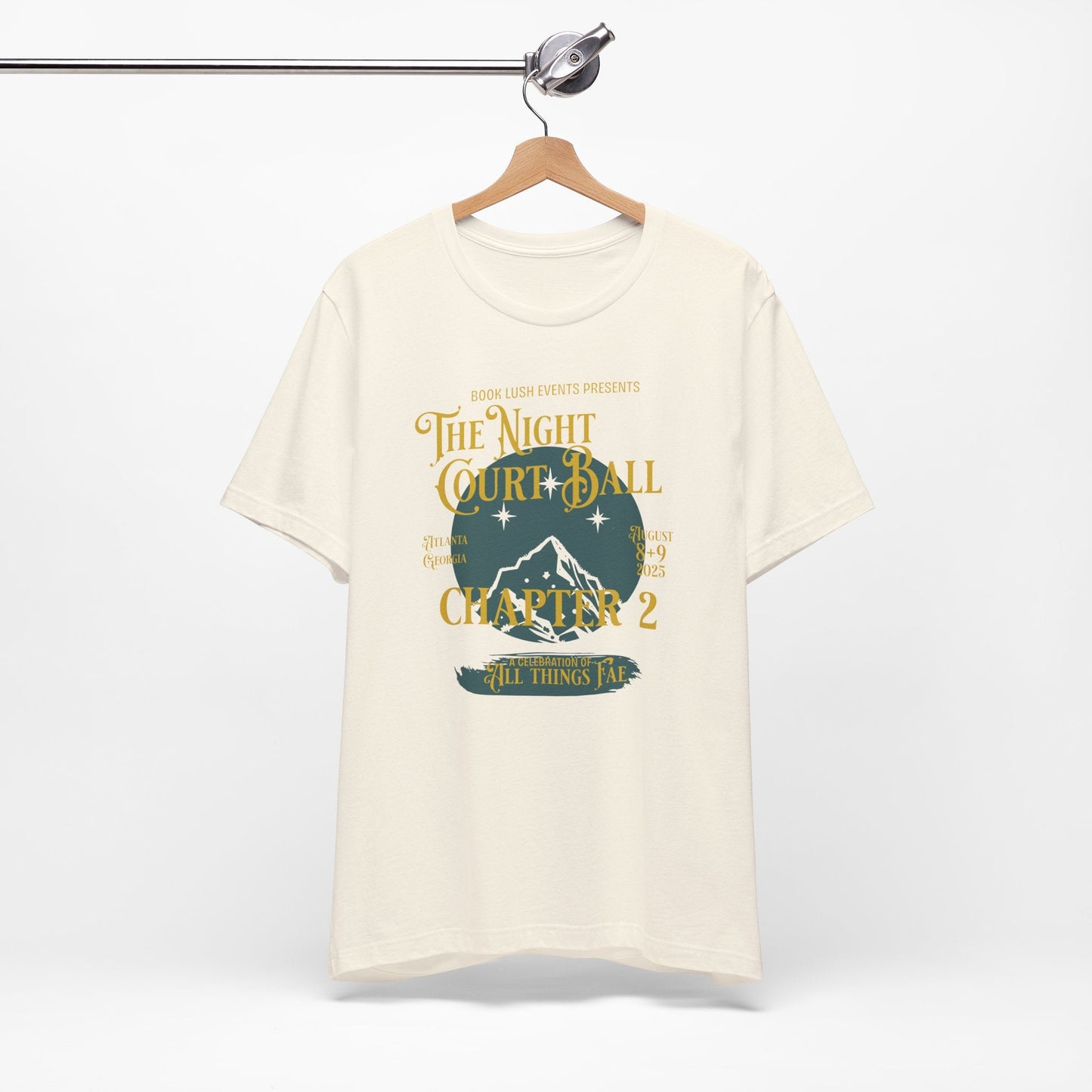 Night Court Ball: Chapter 2 Tee – Fantasy Music Festival Poster Style - Offbeat Opulence