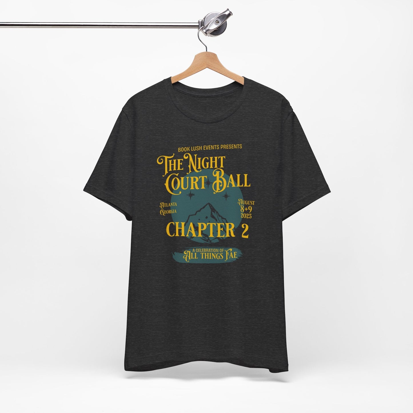 Night Court Ball: Chapter 2 Tee – Fantasy Music Festival Poster Style - Offbeat Opulence