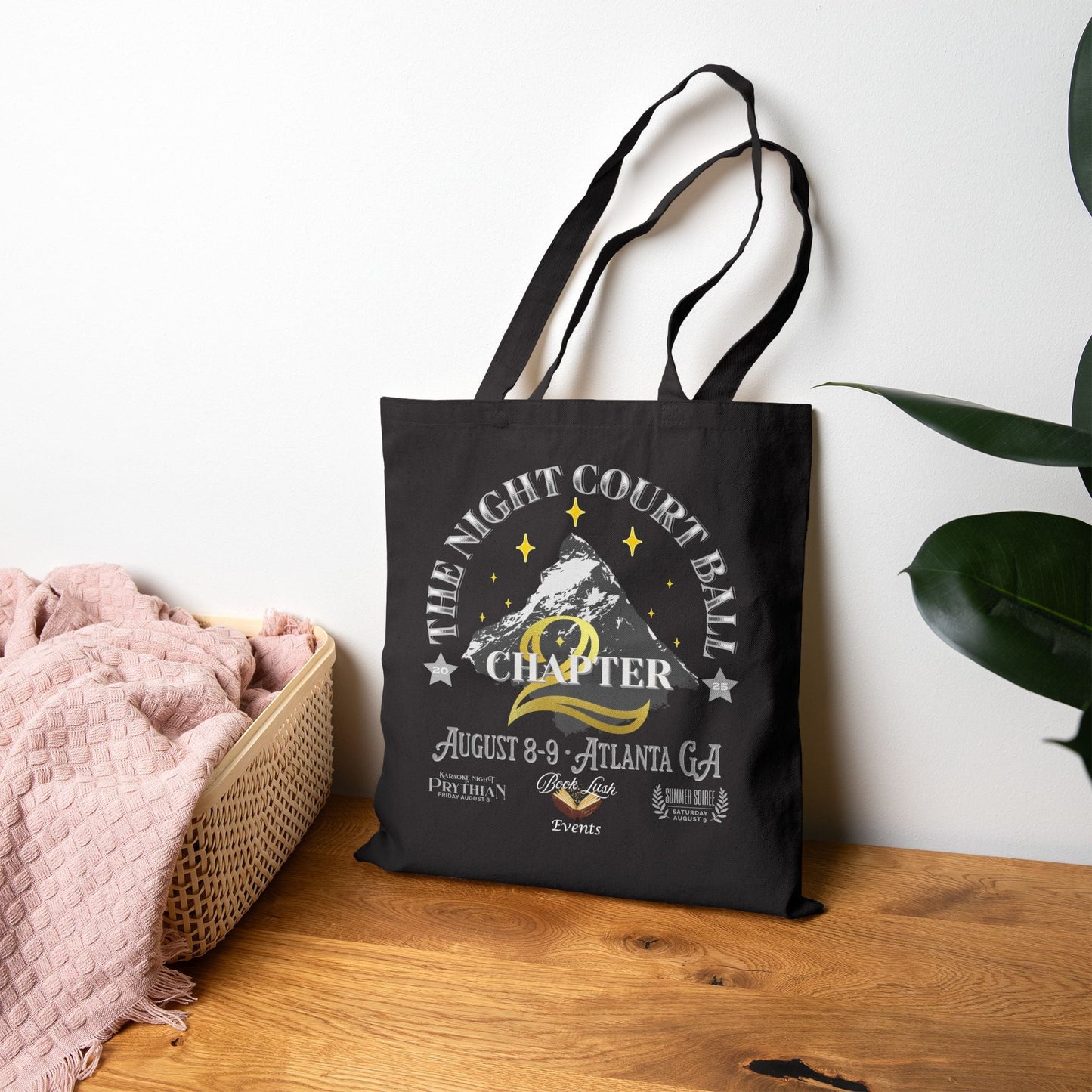 Night Court Ball: Chapter 2 Tote – Full Crest Event Design (double sided) - Offbeat Opulence