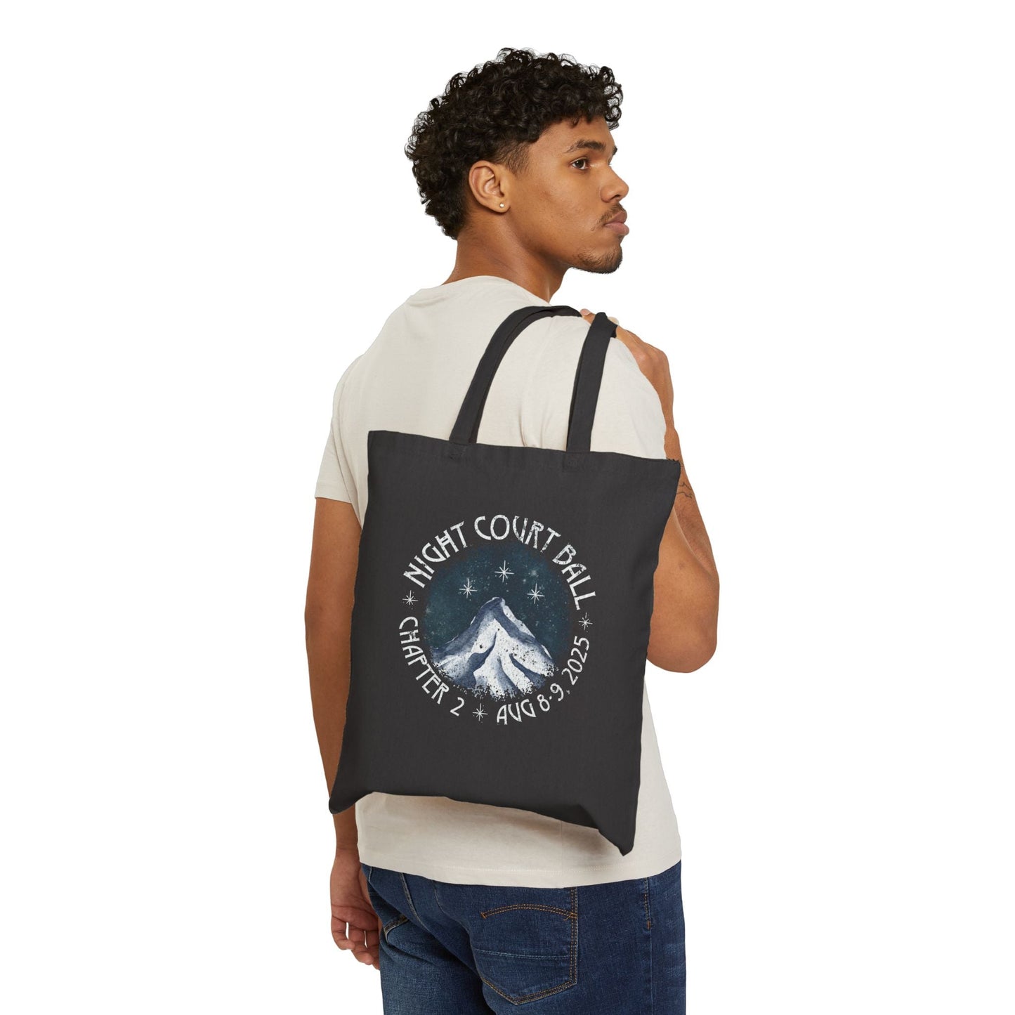 Night Court Ball: Chapter 2 Tote – Retro Fantasy Tour Design (Double - Sided) - Offbeat Opulence
