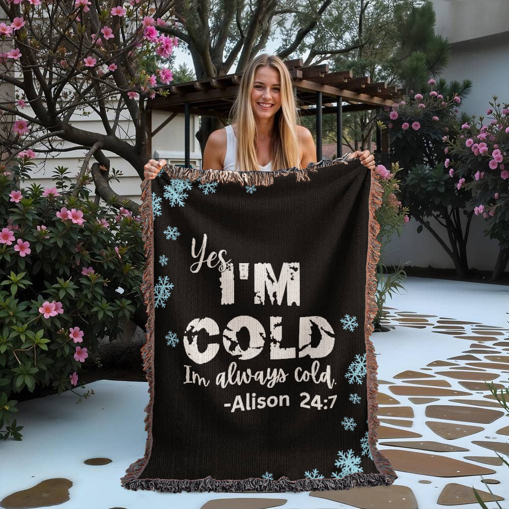 Personalized Always Cold Blanket – A Snuggly Statement for Perpetually Chilly Souls - Offbeat Opulence