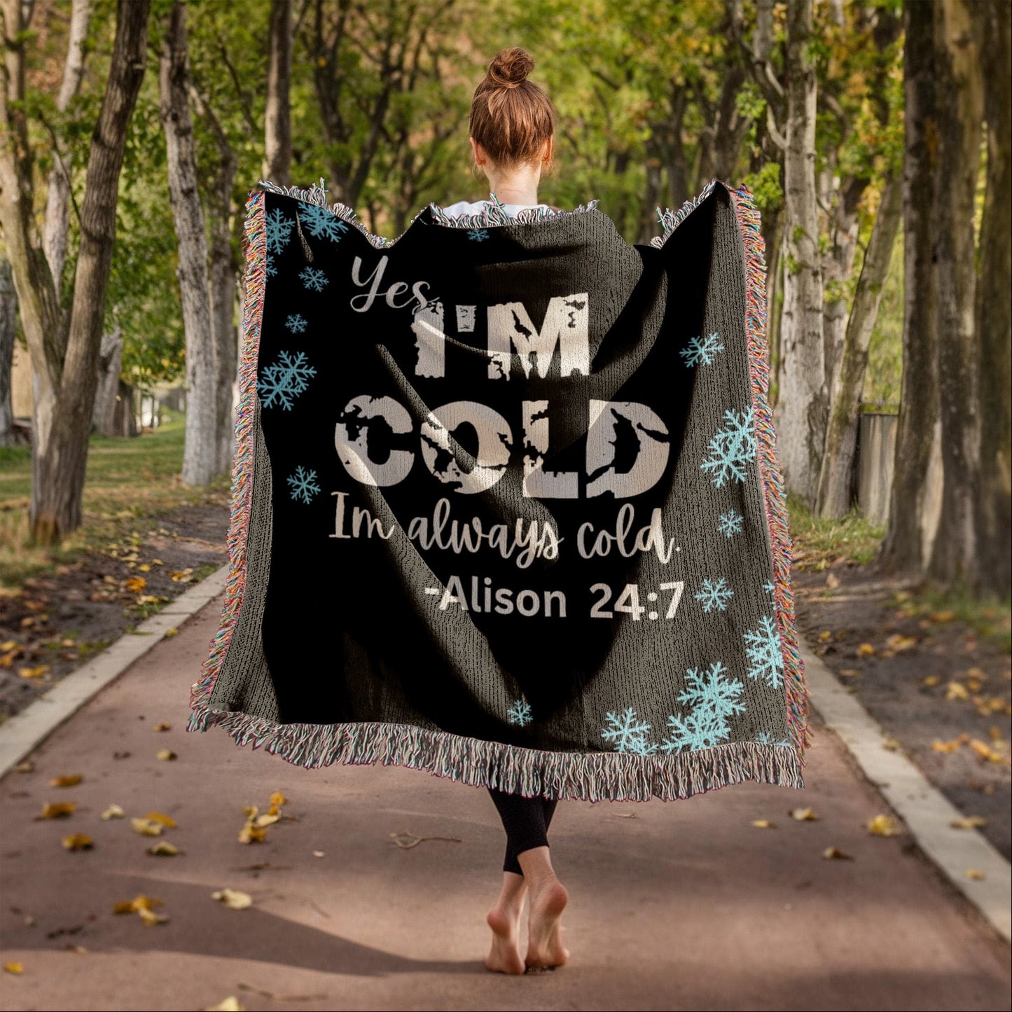 Personalized Always Cold Blanket – A Snuggly Statement for Perpetually Chilly Souls - Offbeat Opulence