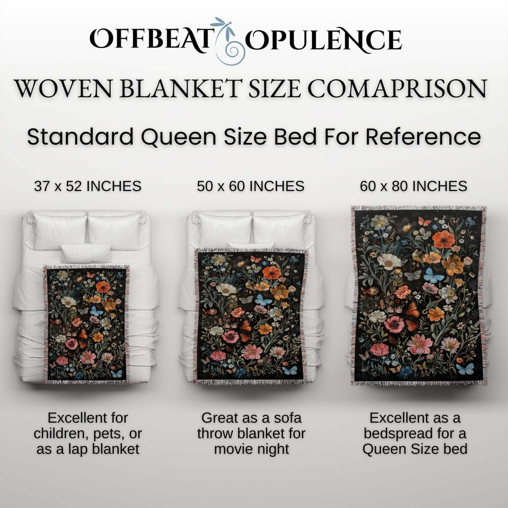 Size Chart – Woven Blanket-Offbeat Opulence