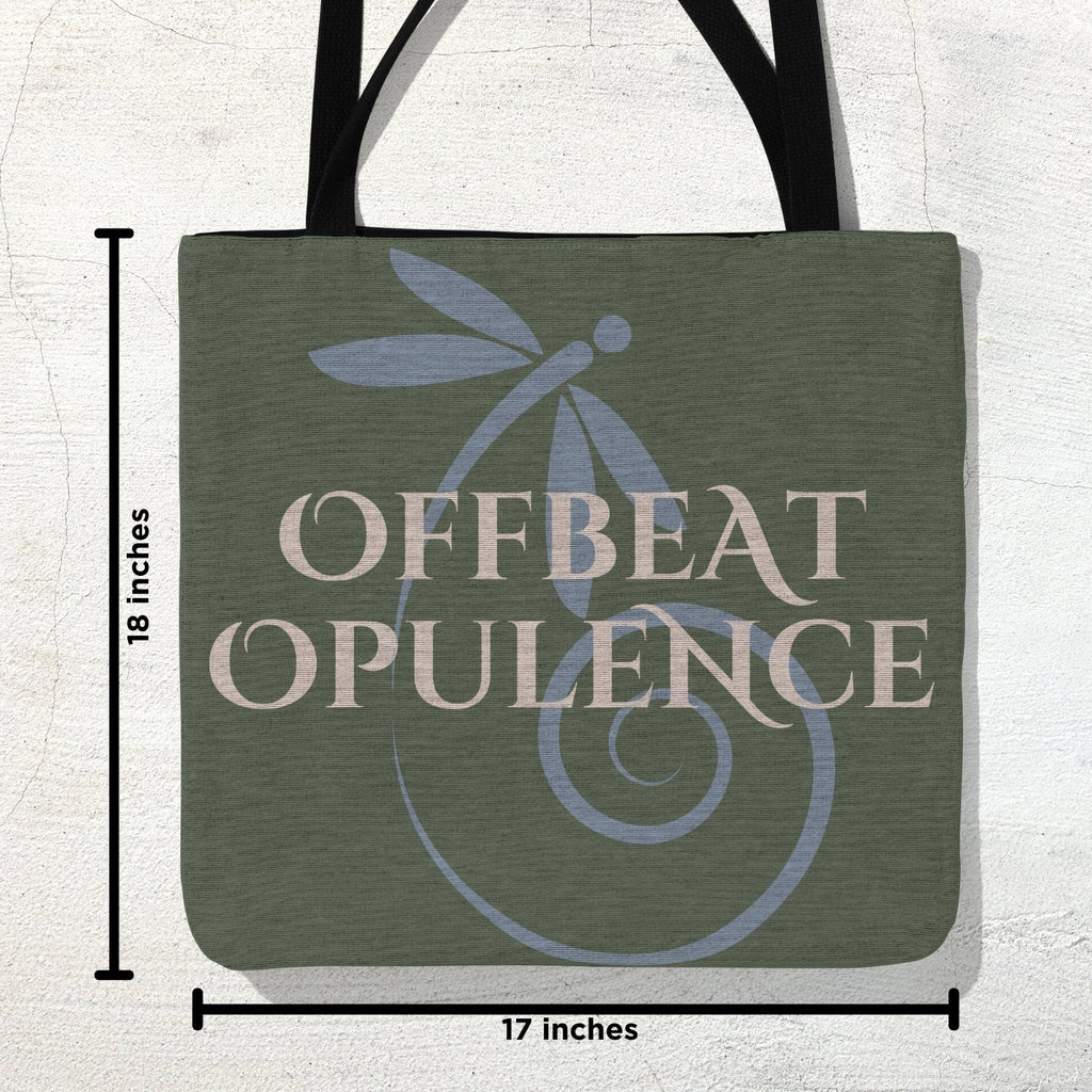 Queen of Flame & Fury Woven Tote-Offbeat Opulence