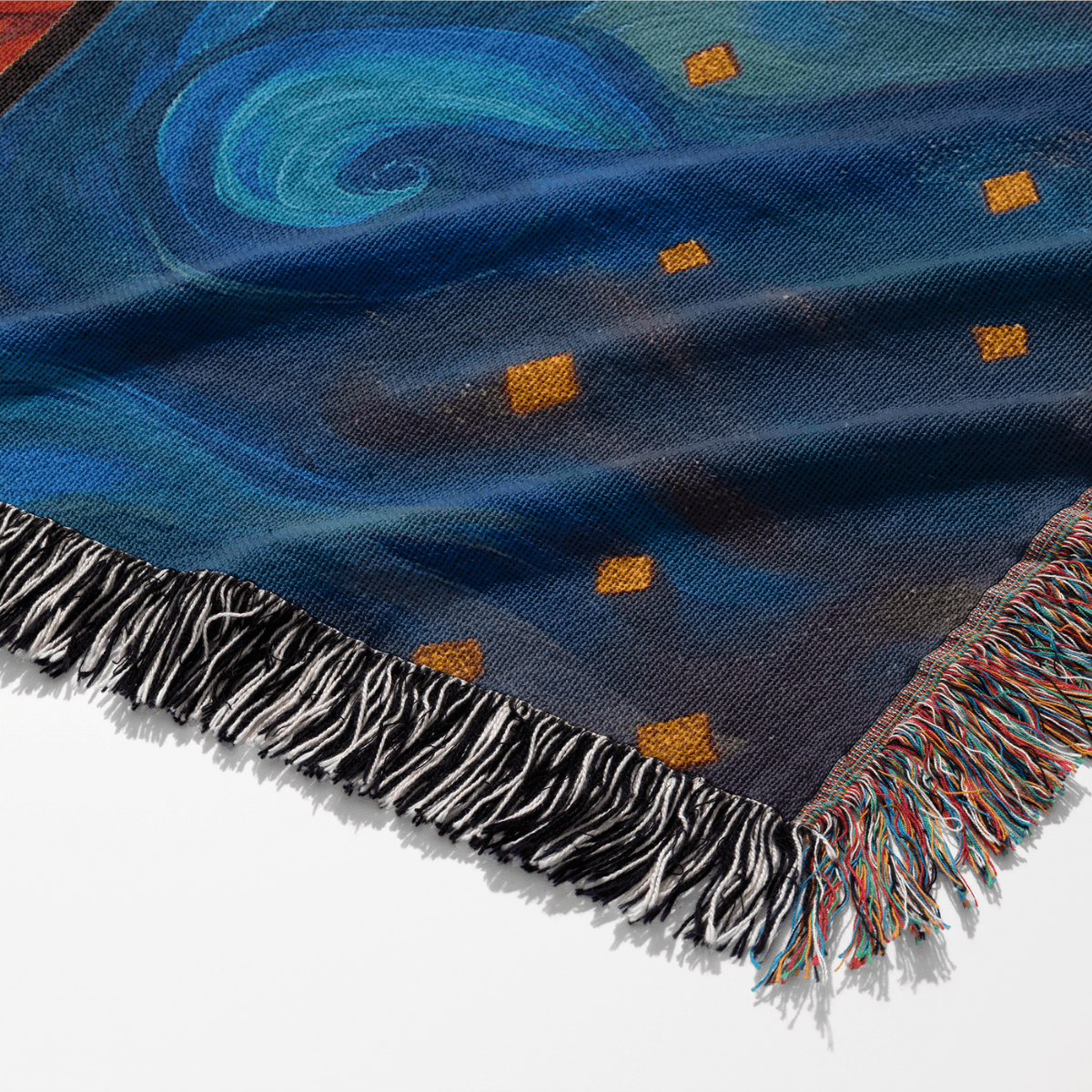 Archeron Sisters' Dresser Woven Blanket – A Tribute to the Strength of Three Sisters-Offbeat Opulence