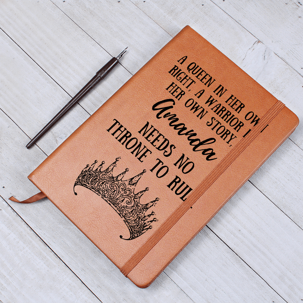 Personalized Warrior Queen Journal – A Throne-Free Rule-Offbeat Opulence