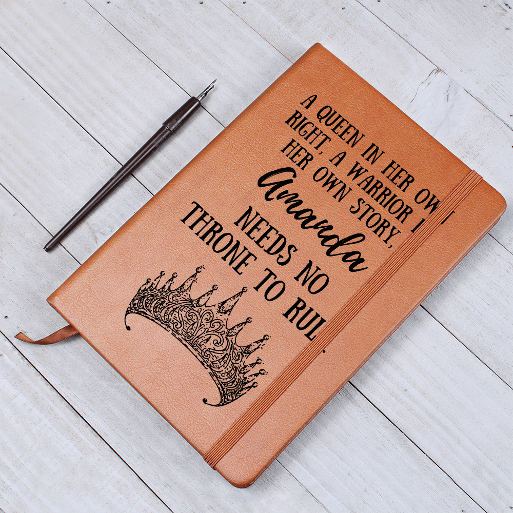 Personalized Warrior Queen Journal – A Throne-Free Rule