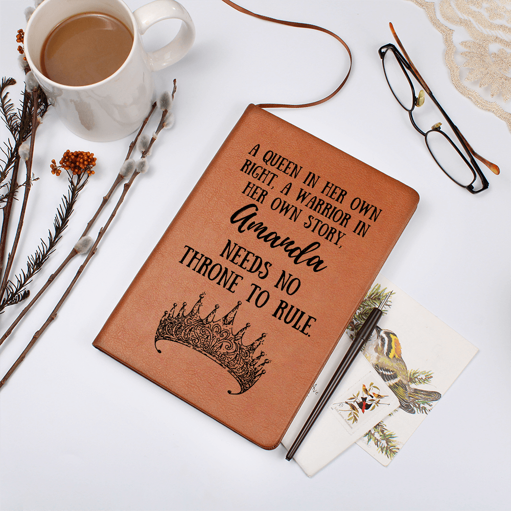 Personalized Warrior Queen Journal – A Throne-Free Rule