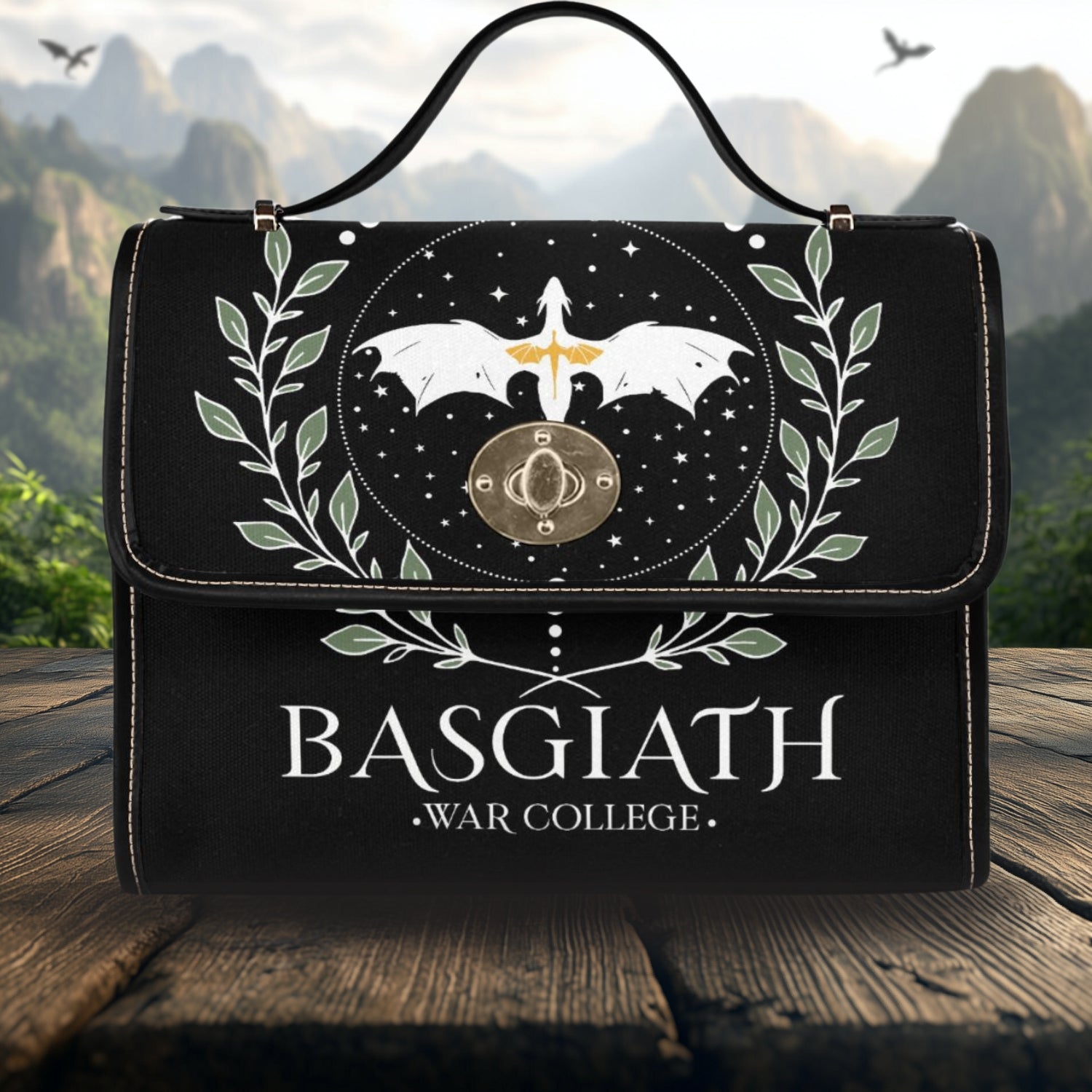 Basgiath War College Handbag – Strength, Strategy, and Survival - Offbeat Opulence