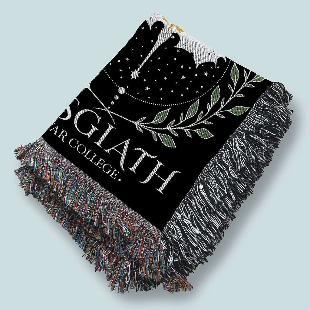 Basgiath War College Woven Blanket – Fly or Die-Offbeat Opulence