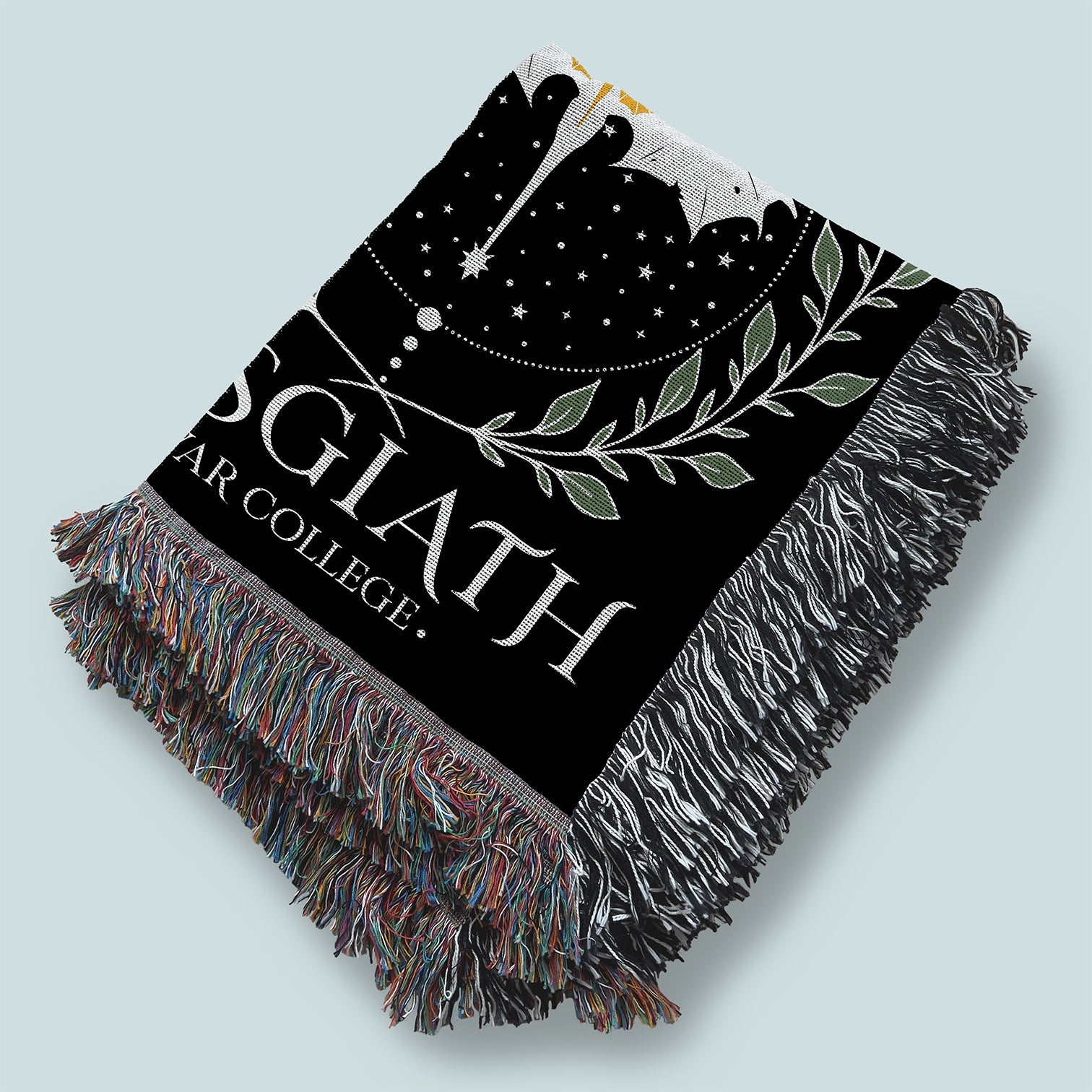 Basgiath War College Woven Blanket – Fly or Die - Offbeat Opulence