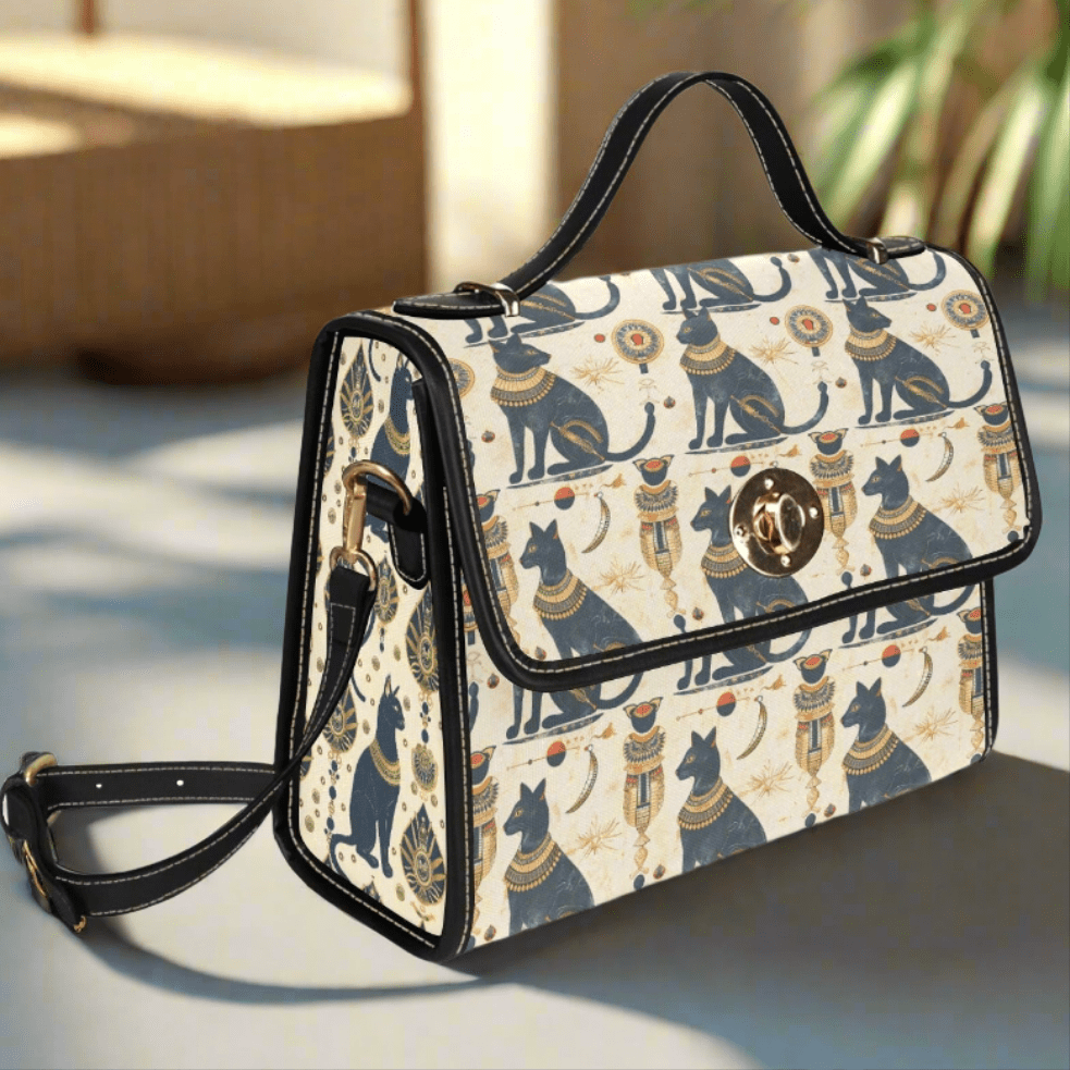 Bastet’s Blessing Handbag – An Homage to Ancient Feline Elegance - Offbeat Opulence