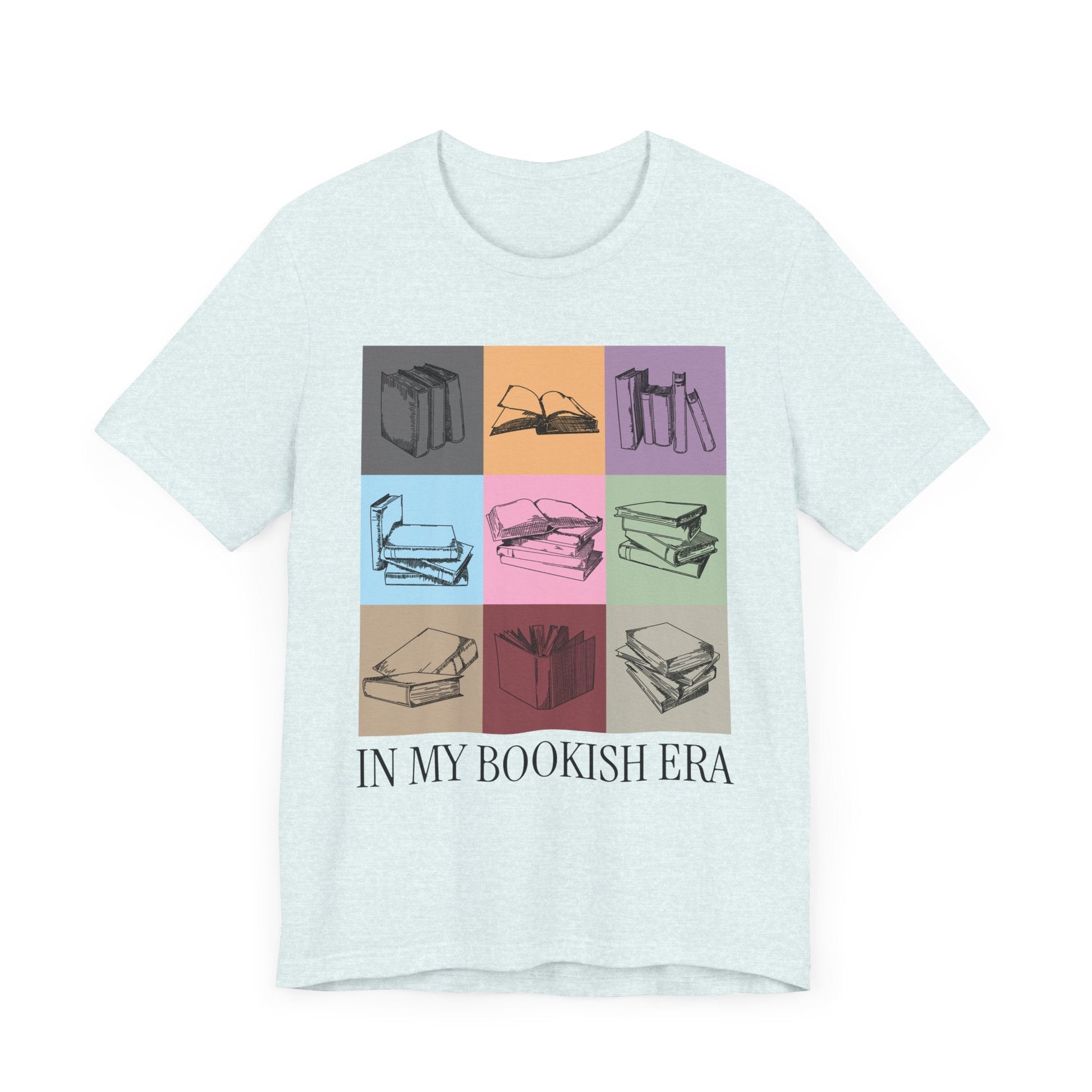 Bookish Era T-Shirt – Light Blue - Offbeat OpulenceOpulence