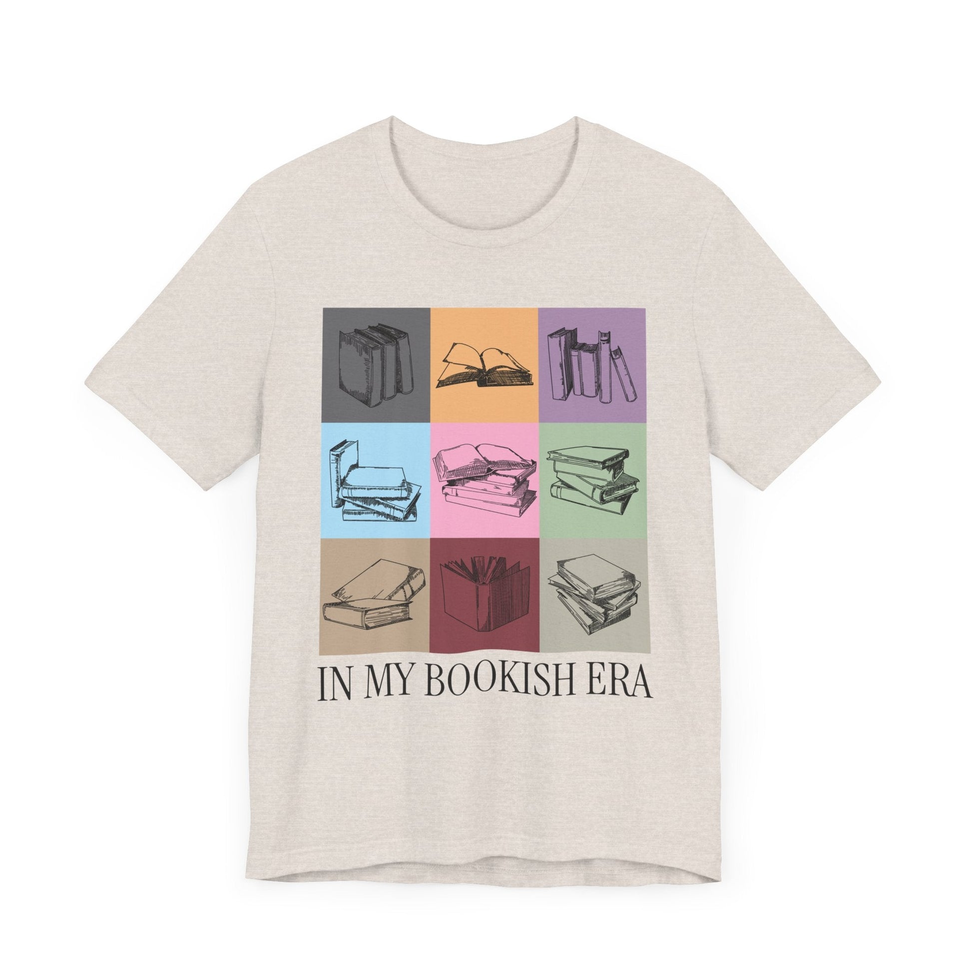 Bookish Era T-Shirt – Heather Dust- Offbeat OpulenceOpulence