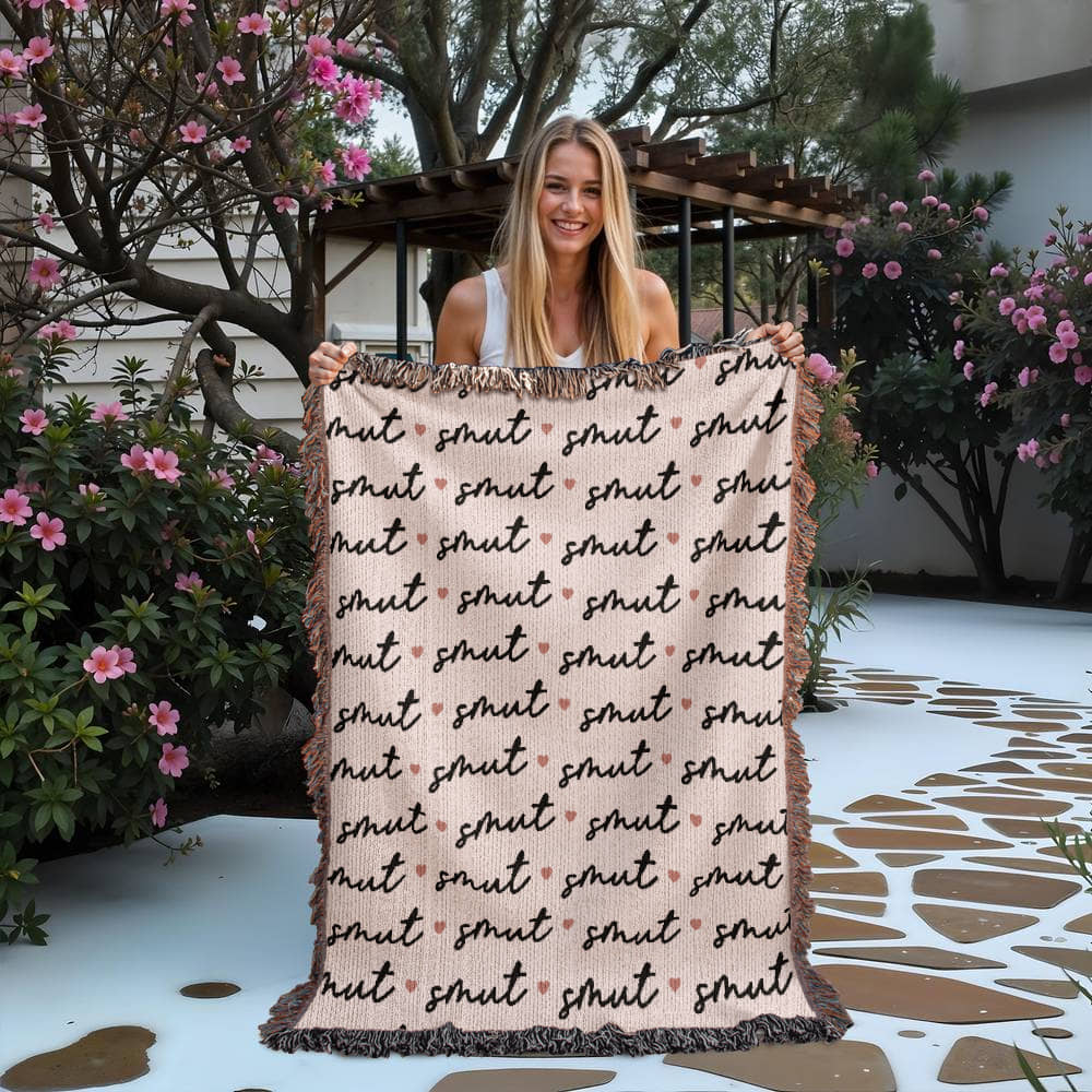 Certified Smut Lover – Woven Blanket-Offbeat Opulence