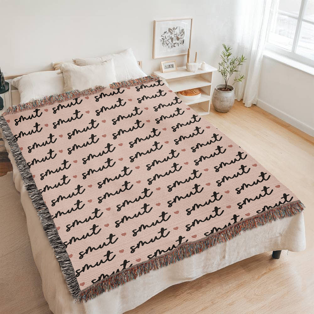 Certified Smut Lover – Woven Blanket-Offbeat Opulence