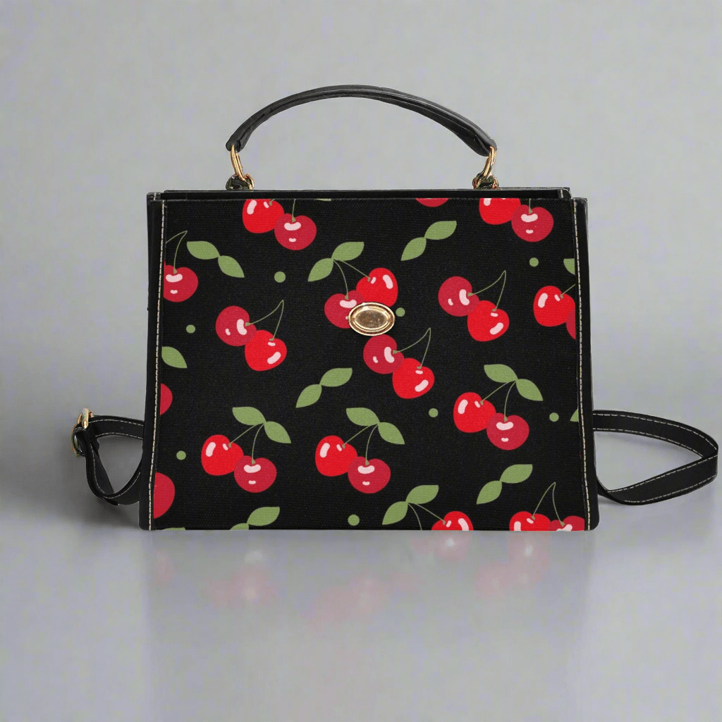 Cherry Bomb Retro Handbag – Sweet, Bold, & Unapologetic - Offbeat Opulence