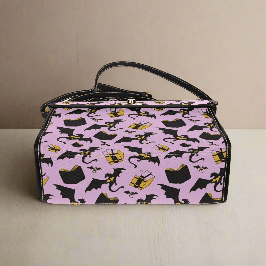 Dragon Rider's Rebellion Handbag - Enchanted Lilac - Offbeat Opulence