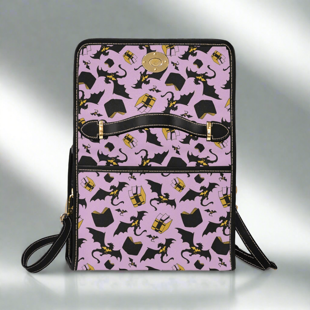 Dragon Rider's Rebellion Handbag - Enchanted Lilac - Offbeat Opulence