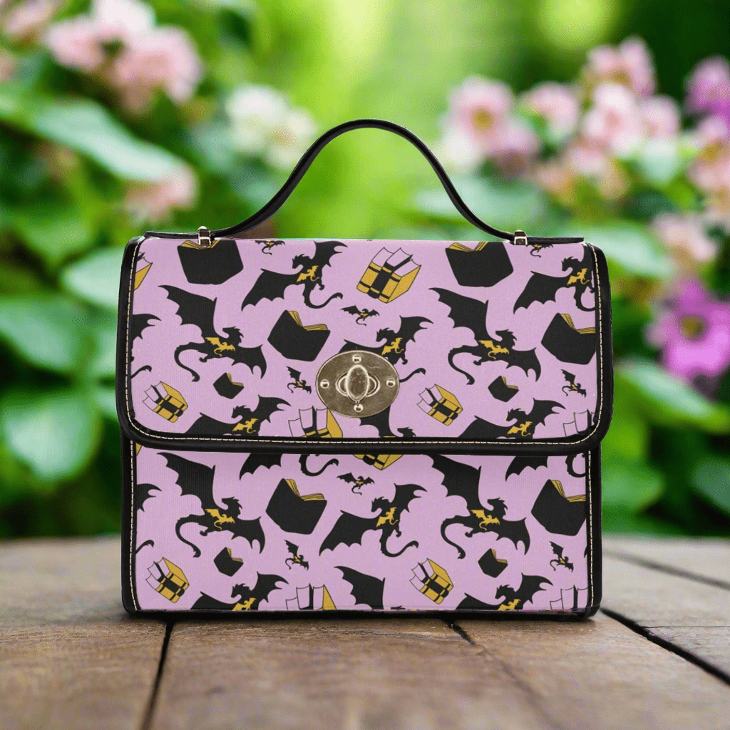 Dragon Rider's Rebellion Handbag - Enchanted Lilac - Offbeat Opulence