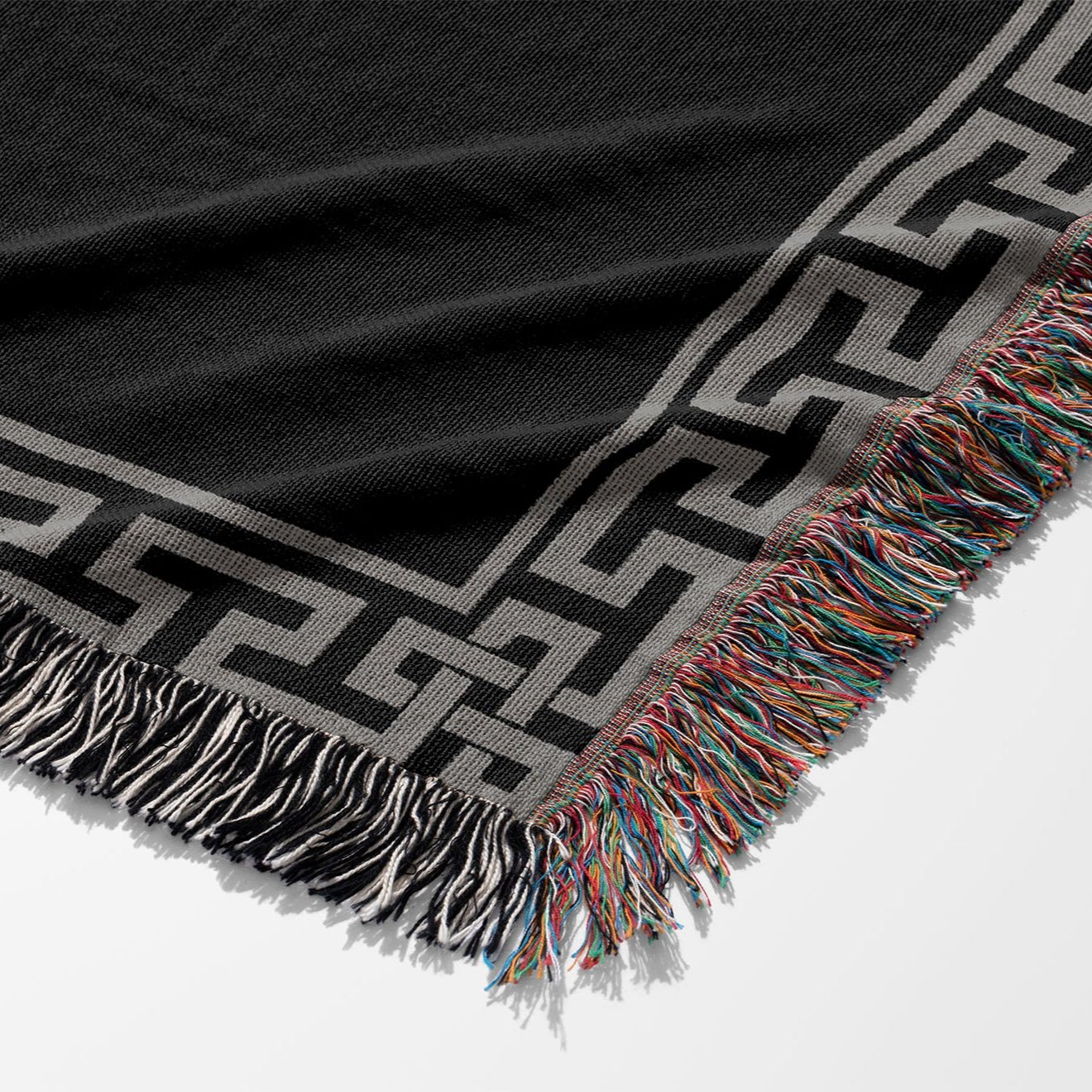 Dragon Seal Woven Blanket - A Legacy of Elder Power & Destiny - Offbeat Opulence