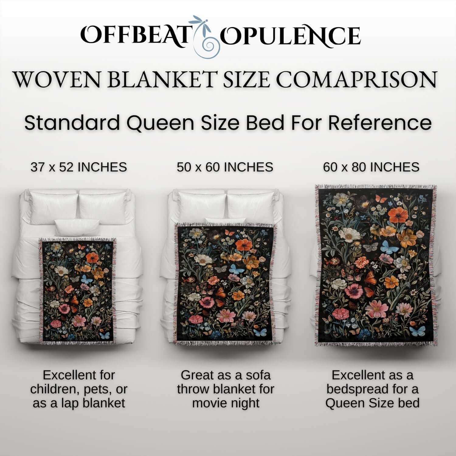 Emotionally Attached to Fictional Dragons Woven Blanket – Fantasy Bookish Throw - Offbeat Opulence