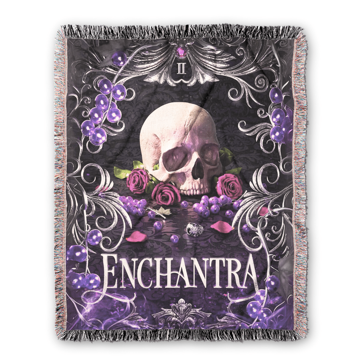 Enchantra – Officially Licensed Woven Tapestry Blanket - Offbeat Opulence