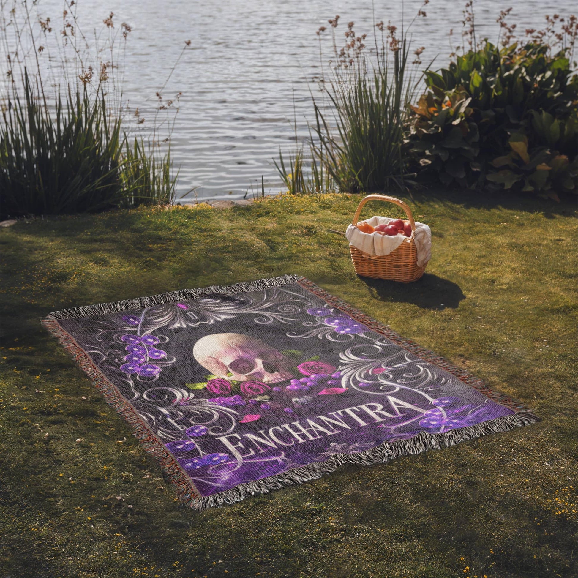 Enchantra Woven Blanket – Official Kaylie Smith Wicked Games Merch picnic