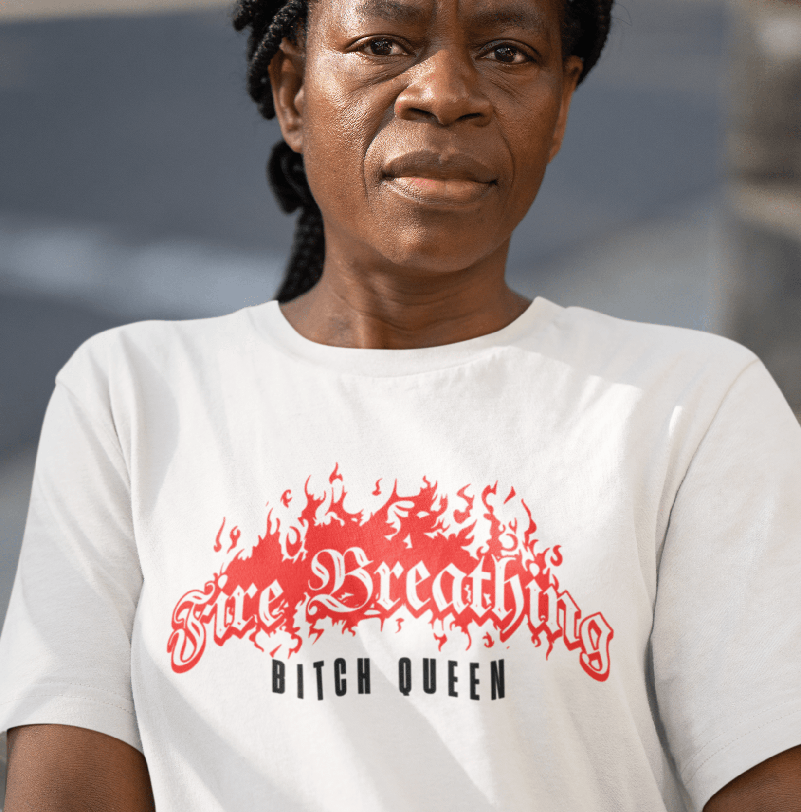 Fire Breathing Bitch Queen T-Shirt – Aelin Galathynius Inspired Tee - Offbeat Opulence