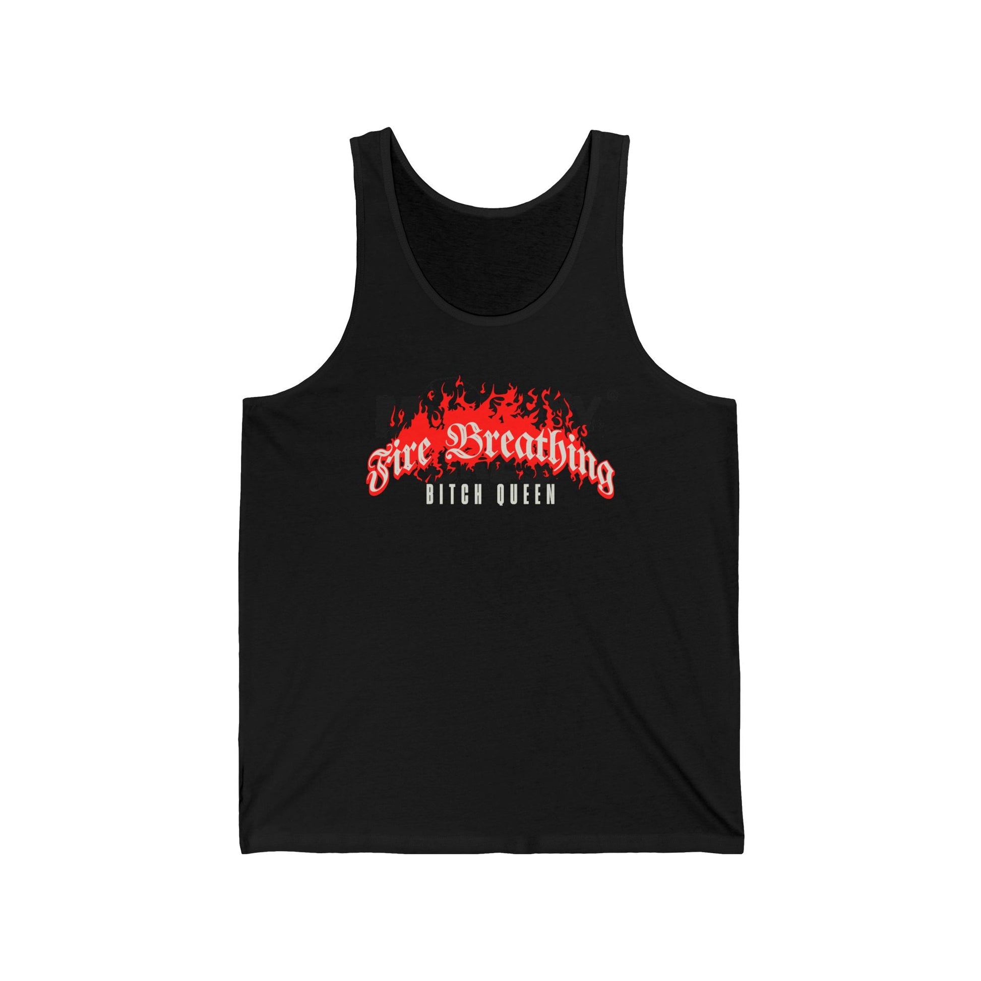 Fire Breathing Bitch Queen Tank Top – Bookish Summer Statement Piece - Offbeat Opulence
