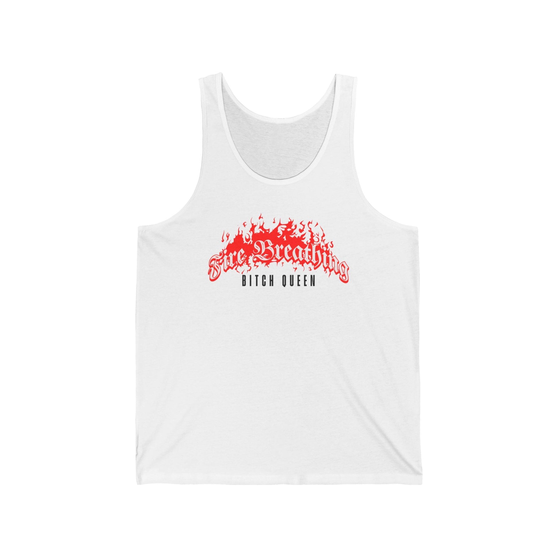 Fire Breathing Bitch Queen Tank Top – Bookish Summer Statement Piece - Offbeat Opulence