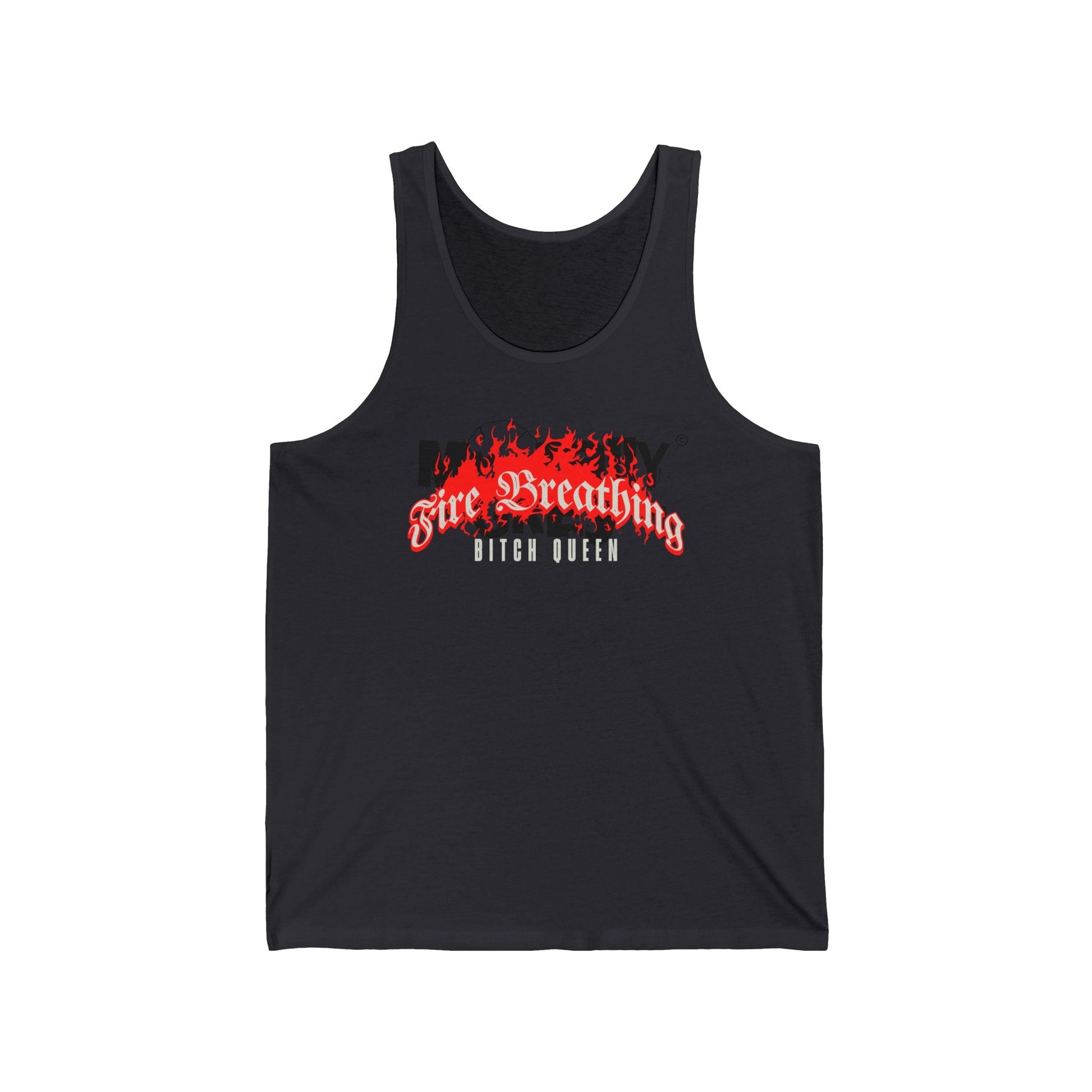Fire Breathing Bitch Queen Tank Top – Bookish Summer Statement Piece - Offbeat Opulence
