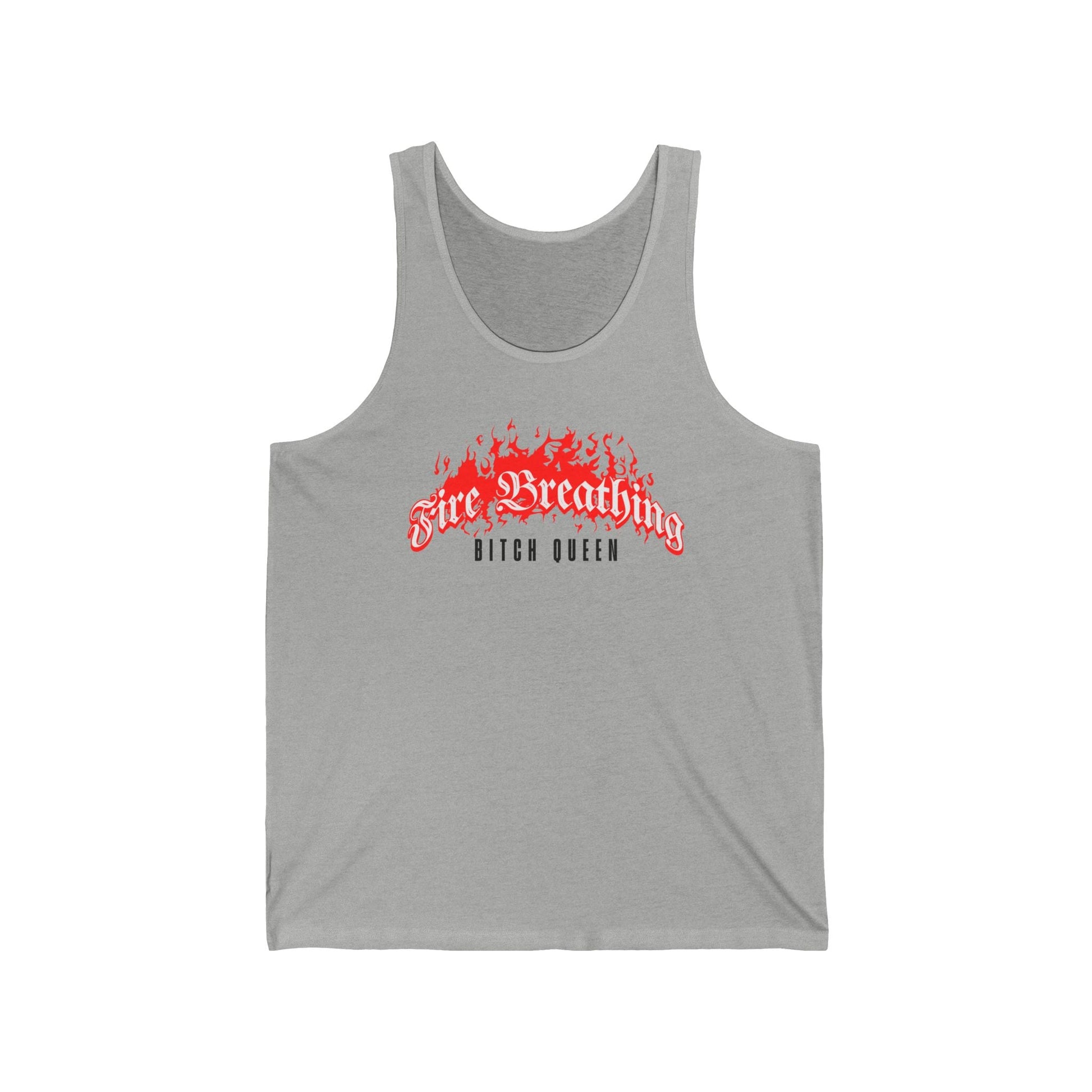 Fire Breathing Bitch Queen Tank Top – Bookish Summer Statement Piece - Offbeat Opulence