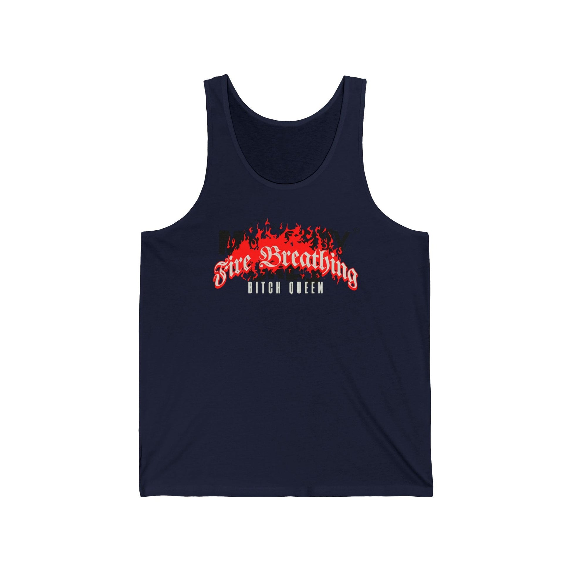 Fire Breathing Bitch Queen Tank Top – Bookish Summer Statement Piece - Offbeat Opulence