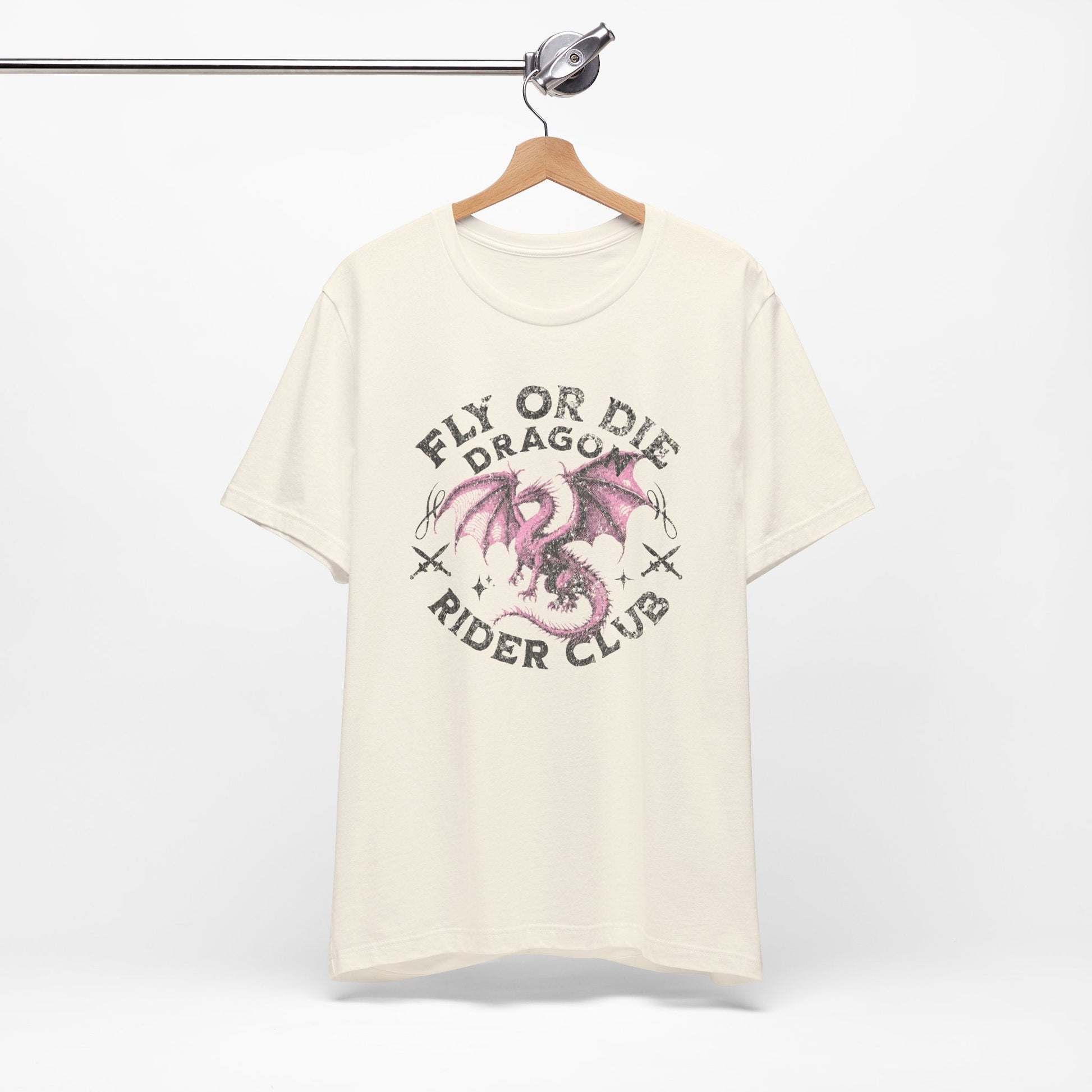 Fly or Die Dragon Rider Club T-Shirt – Fourth Wing Inspired Fantasy Tee - Offbeat Opulence
