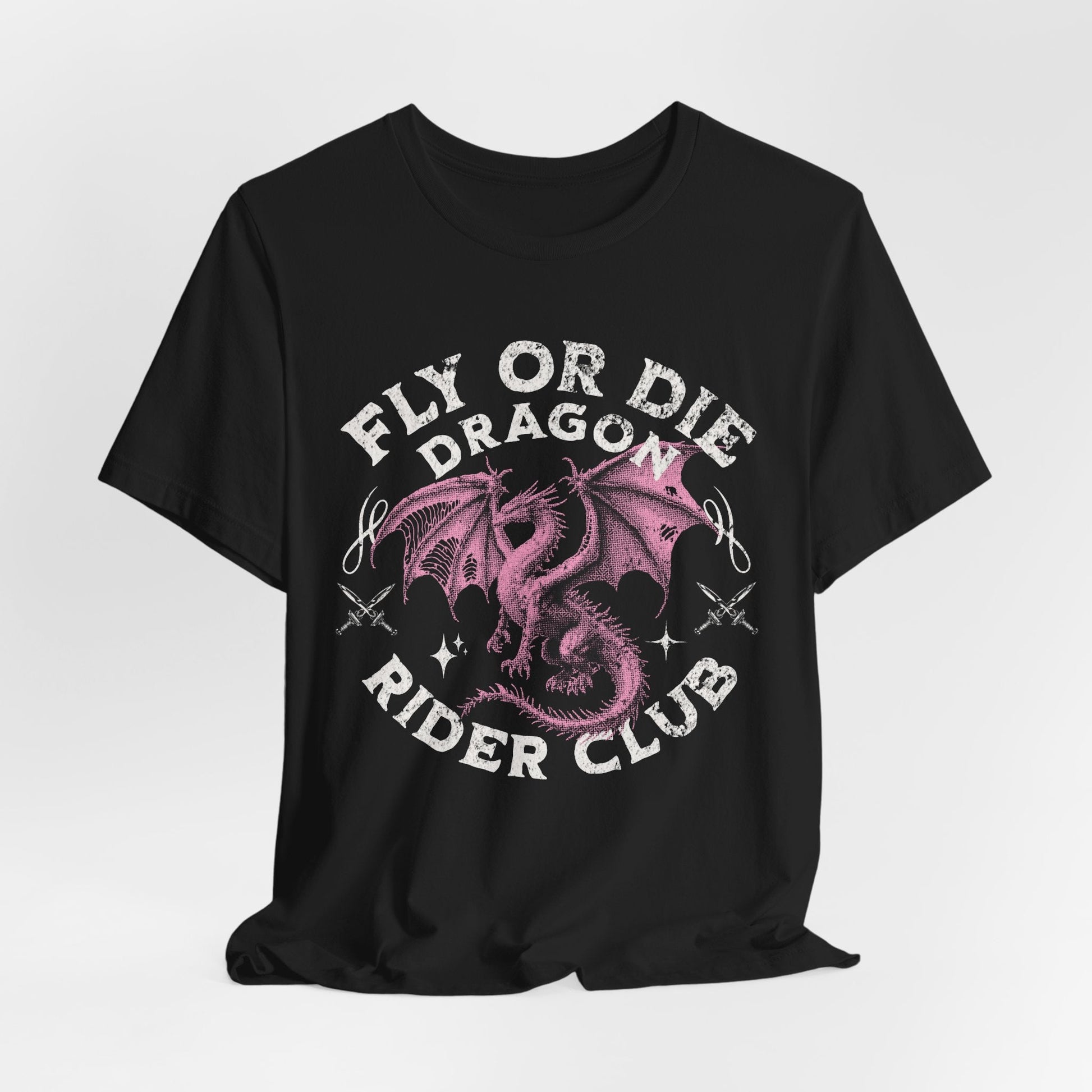 Fly or Die Dragon Rider Club T-Shirt – Fourth Wing Inspired Fantasy Tee - Offbeat Opulence