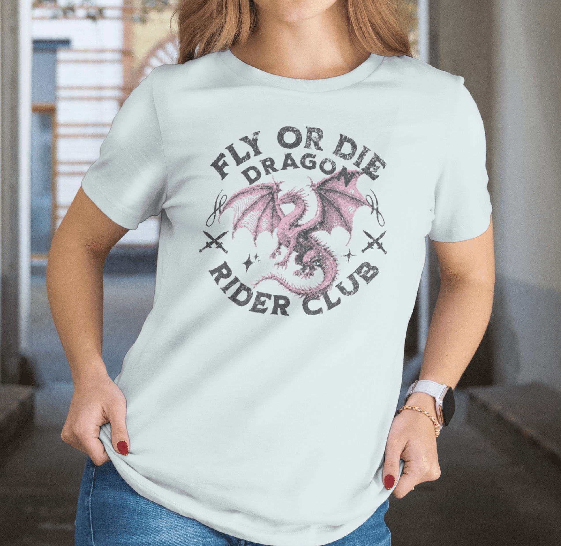 Fly or Die Dragon Rider Club T-Shirt – Fourth Wing Inspired Fantasy Tee - Offbeat Opulence