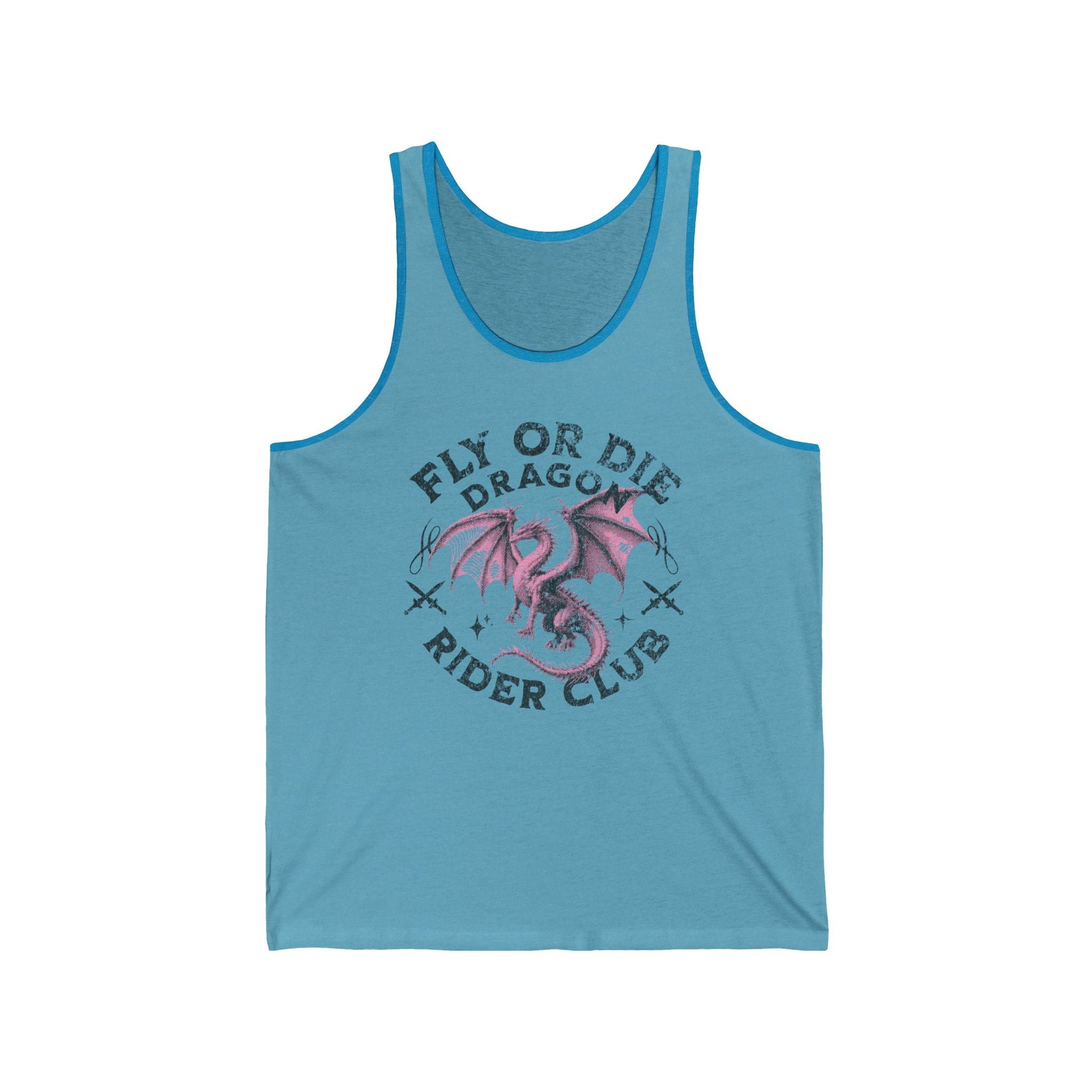 Fly or Die Dragon Rider Club Tank Top – Romantasy - Inspired Graphic - Offbeat Opulence