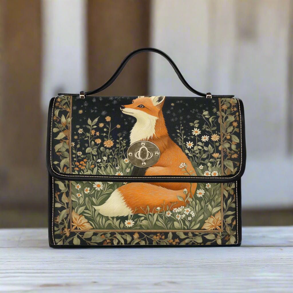 Fox Love Meadow Handbag – A Touch of Wild Enchantment - Offbeat Opulence