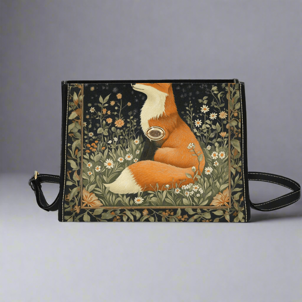 Fox Love Meadow Handbag – A Touch of Wild Enchantment - Offbeat Opulence