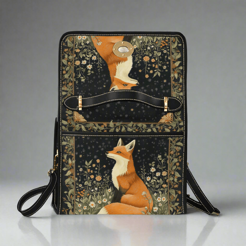 Fox Love Meadow Handbag – A Touch of Wild Enchantment - Offbeat Opulence