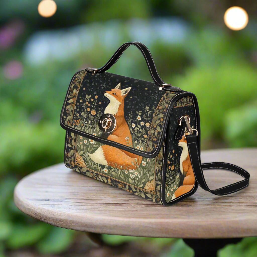 Fox Love Meadow Handbag – A Touch of Wild Enchantment - Offbeat Opulence