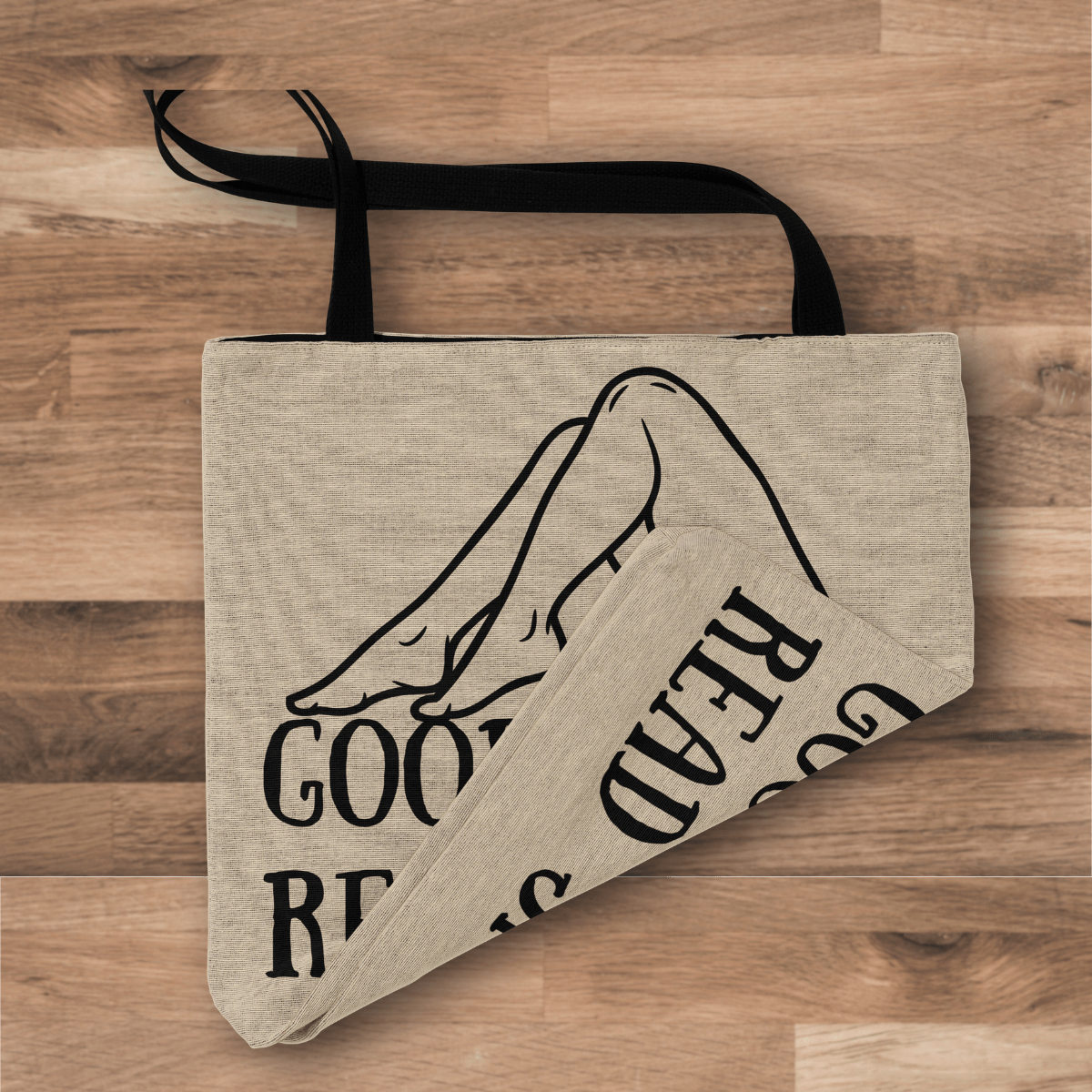 Good Girls Read Smut Woven Tote Bag-Offbeat Opulence
