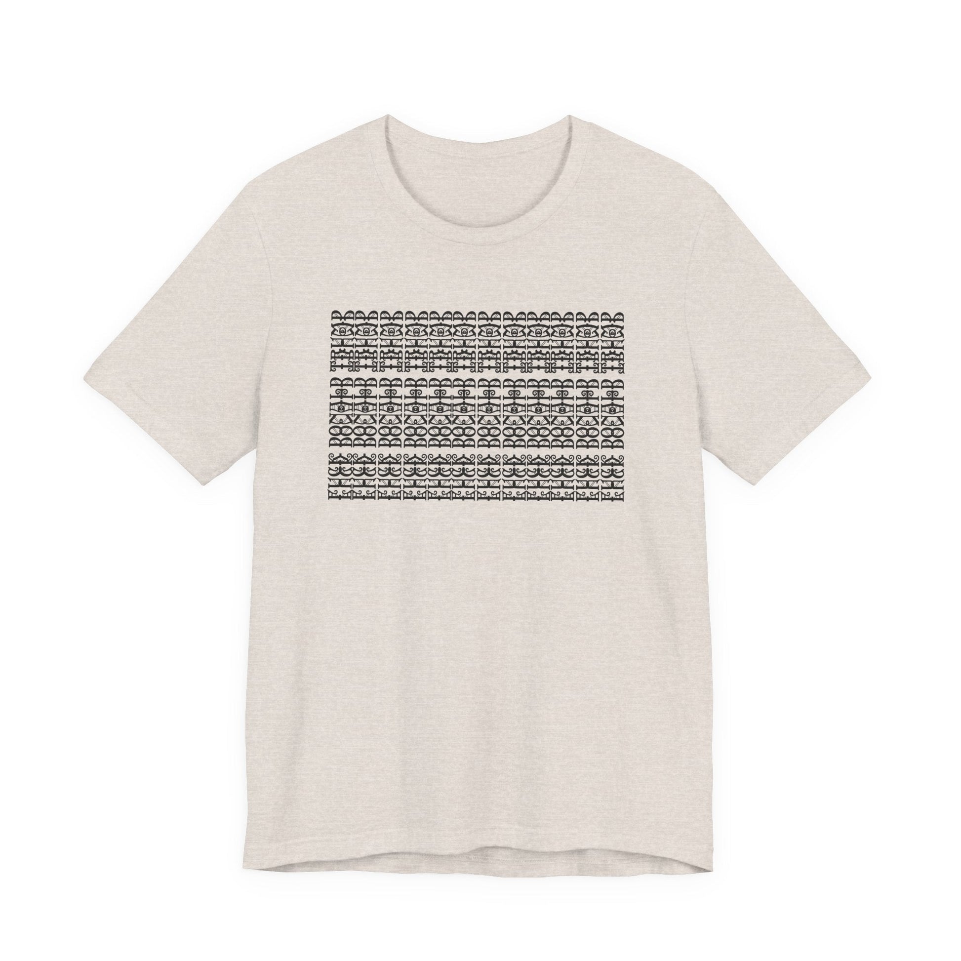 Hidden Message Protest T-Shirt – Ornamental Pattern with Secret Anti - Trump Design - Offbeat Opulence