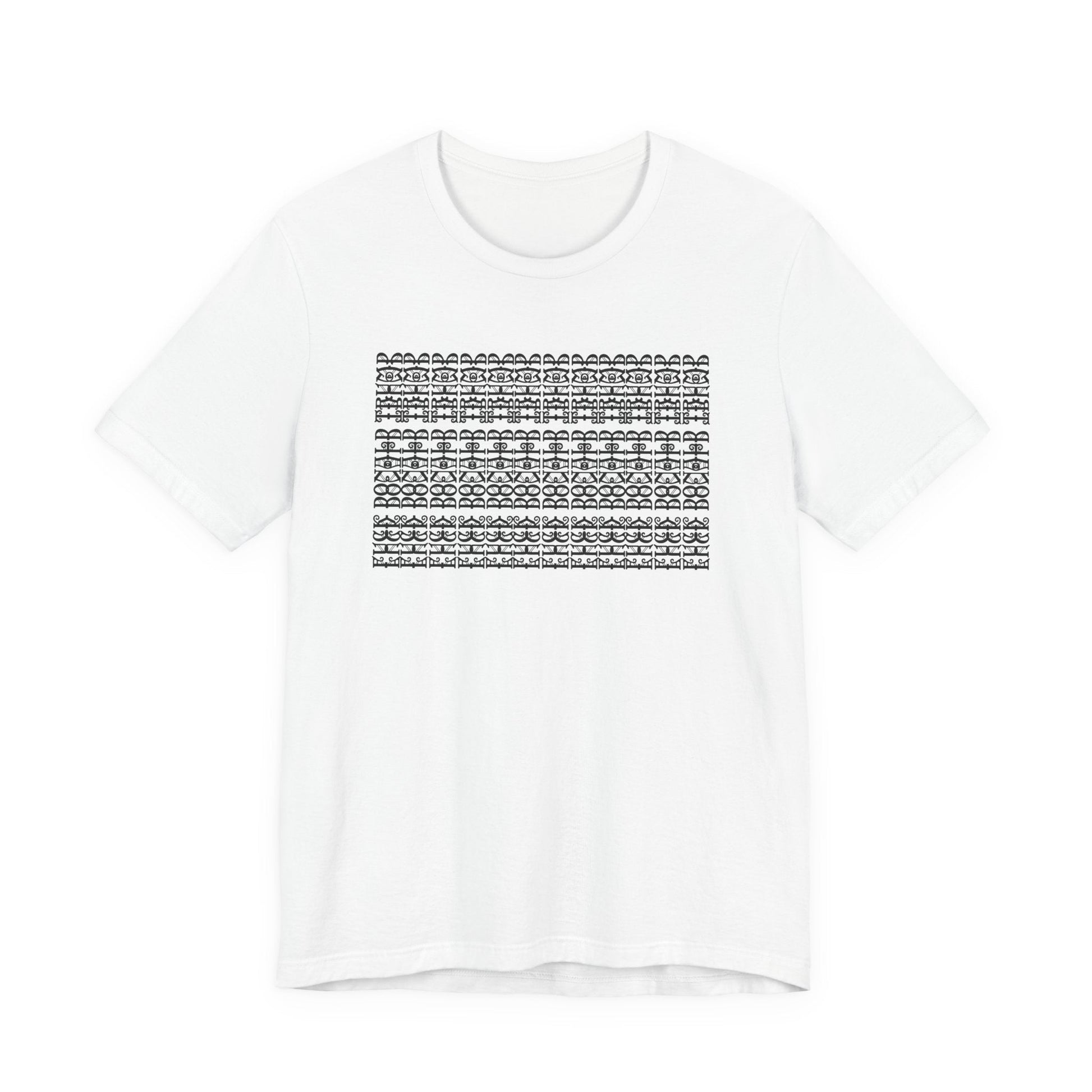 Hidden Message Protest T-Shirt – Ornamental Pattern with Secret Anti - Trump Design - Offbeat Opulence