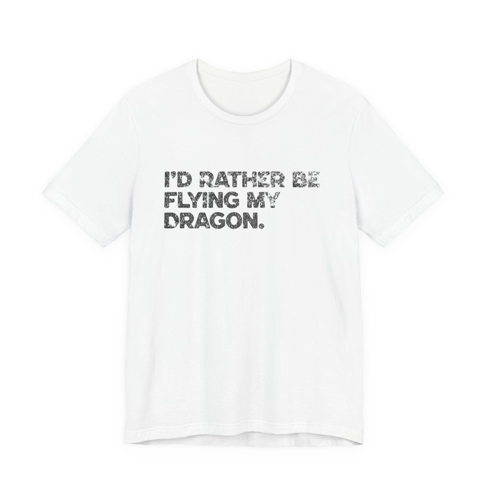 I'd Rather Be Flying My Dragon T-Shirt – Fantasy Dragon Tee & Gift for Readers - Offbeat Opulence