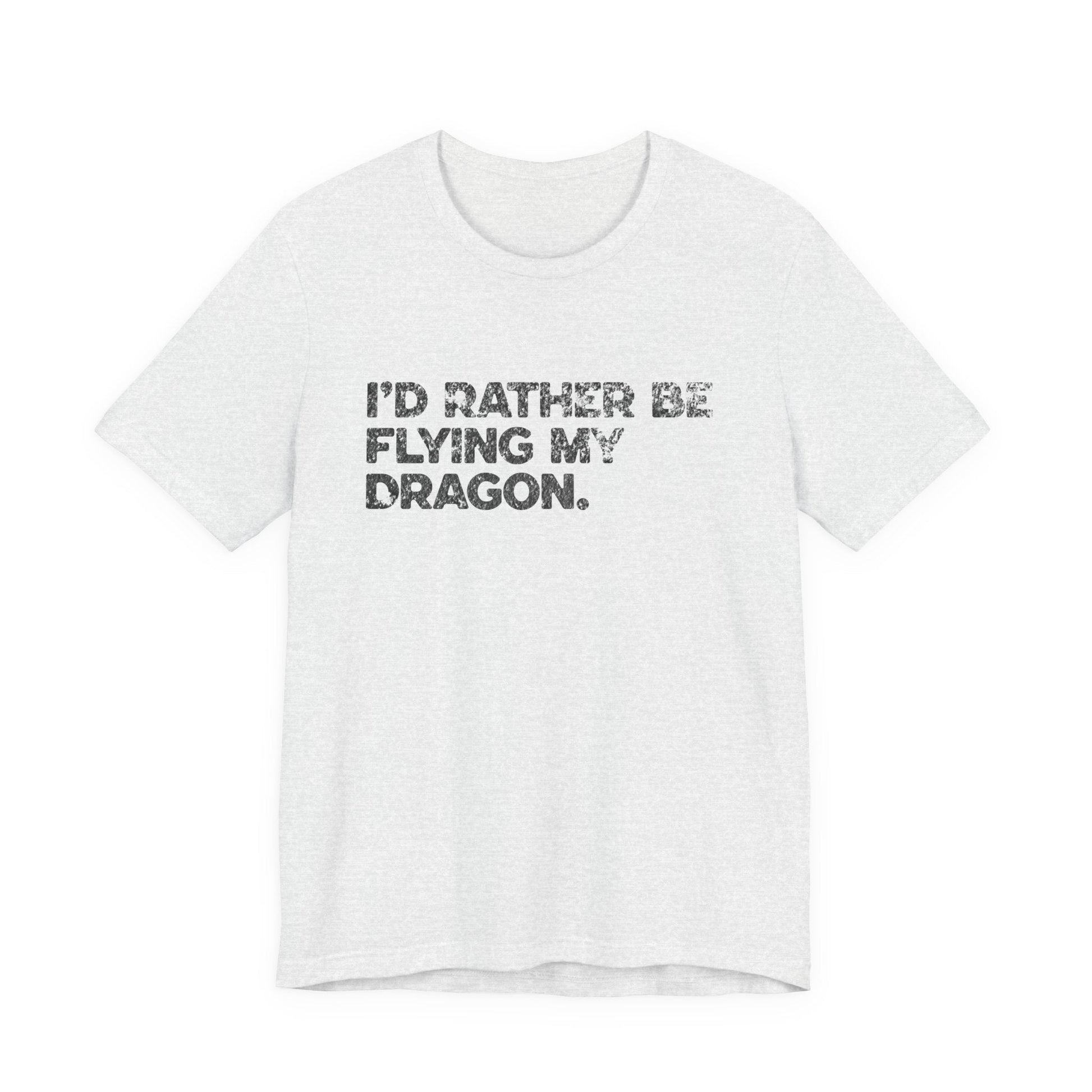 I'd Rather Be Flying My Dragon T-Shirt – Fantasy Dragon Tee & Gift for Readers - Offbeat Opulence