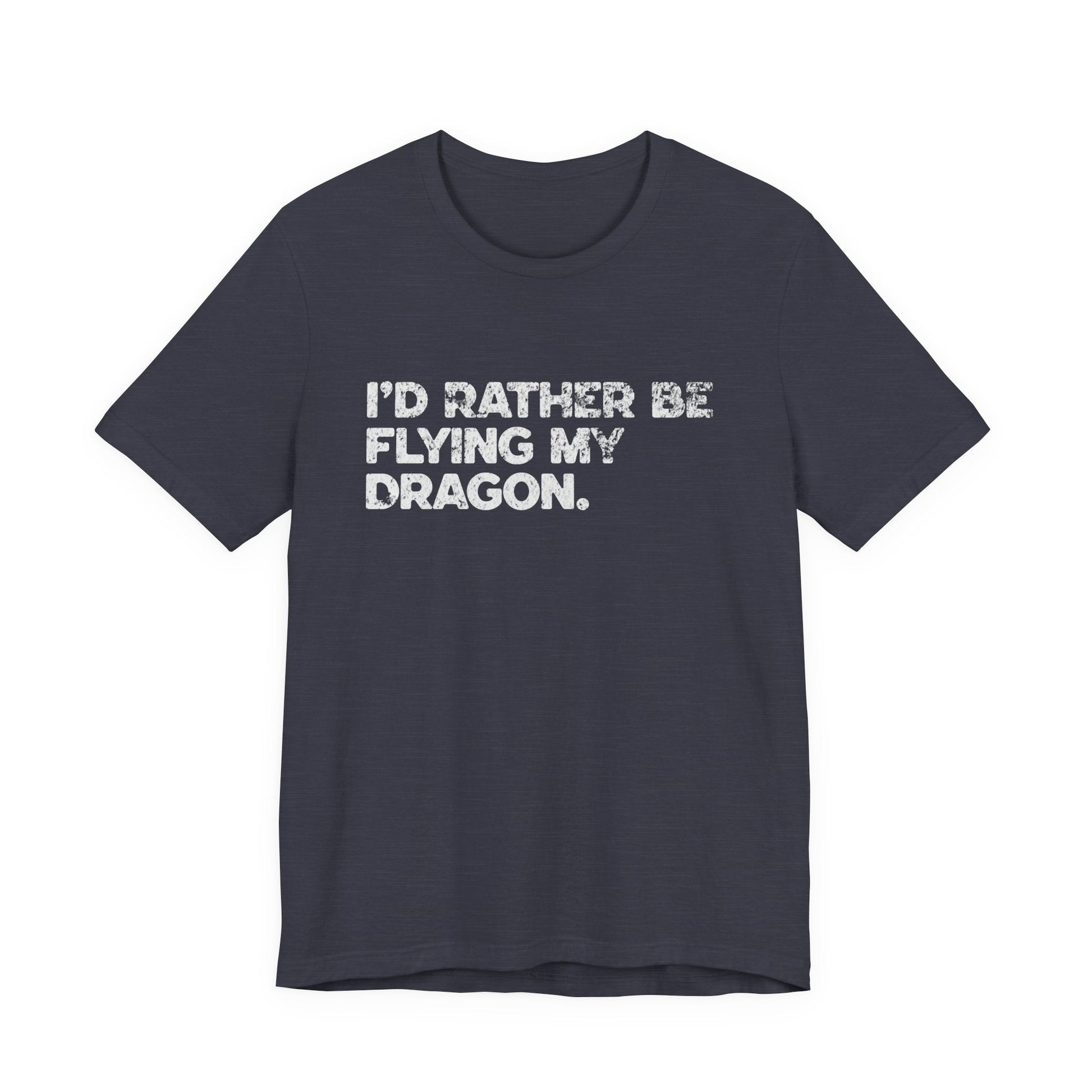 I'd Rather Be Flying My Dragon T-Shirt – Fantasy Dragon Tee & Gift for Readers - Offbeat Opulence